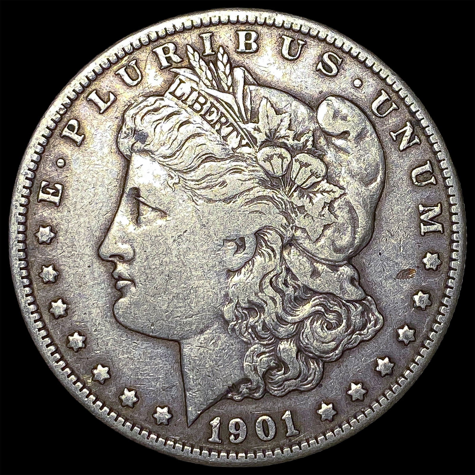 1901-S Silver Morgan Dollar ABOUT UNCIRCULATED (1 of 2)