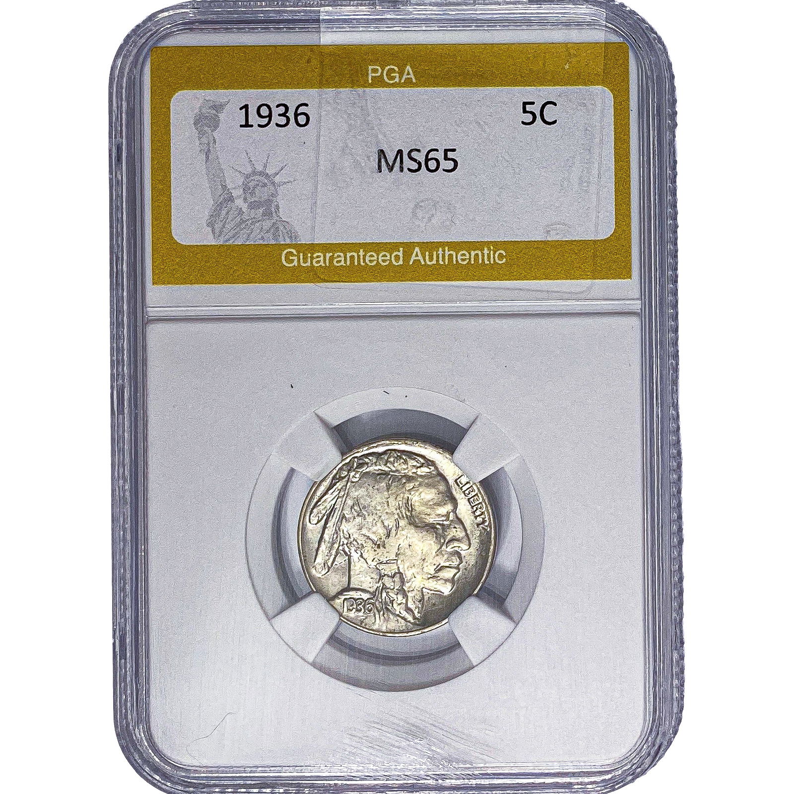 1936 Buffalo Nickel PGA MS65 (1 of 2)