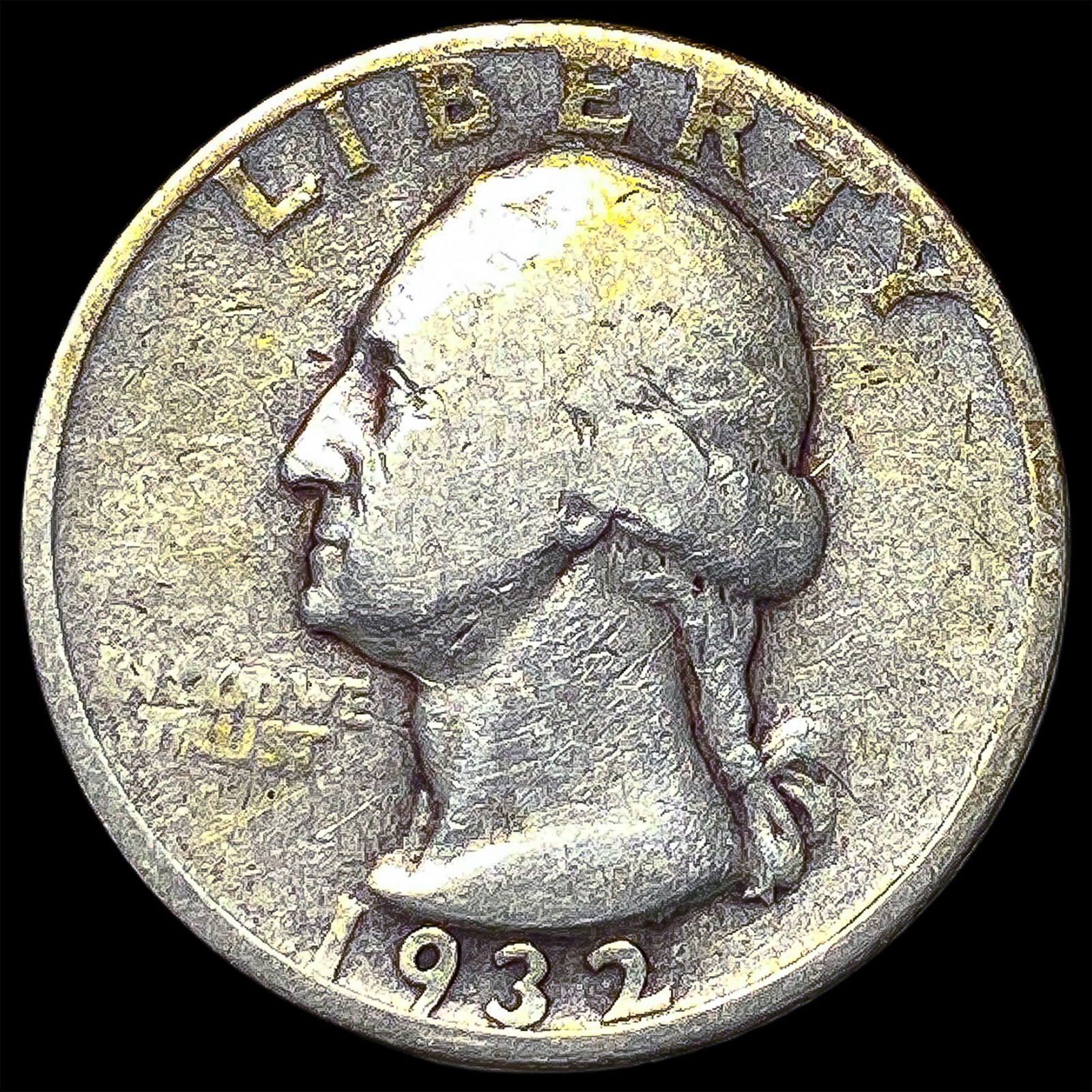 1932-D Silver Washington Quarter NICELY CIRCULATED (1 of 2)