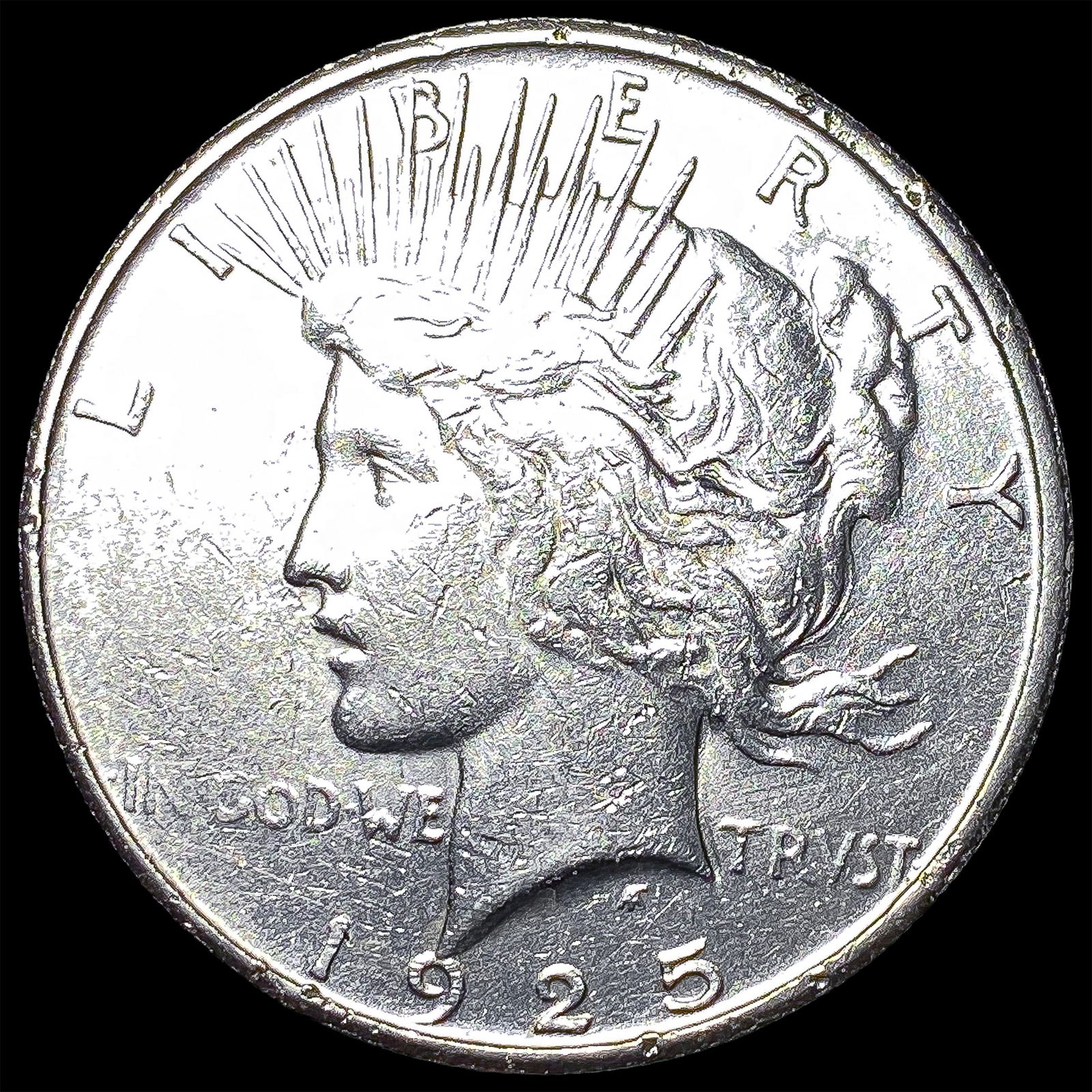 1925-S Silver Peace Dollar HIGH GRADE (1 of 2)