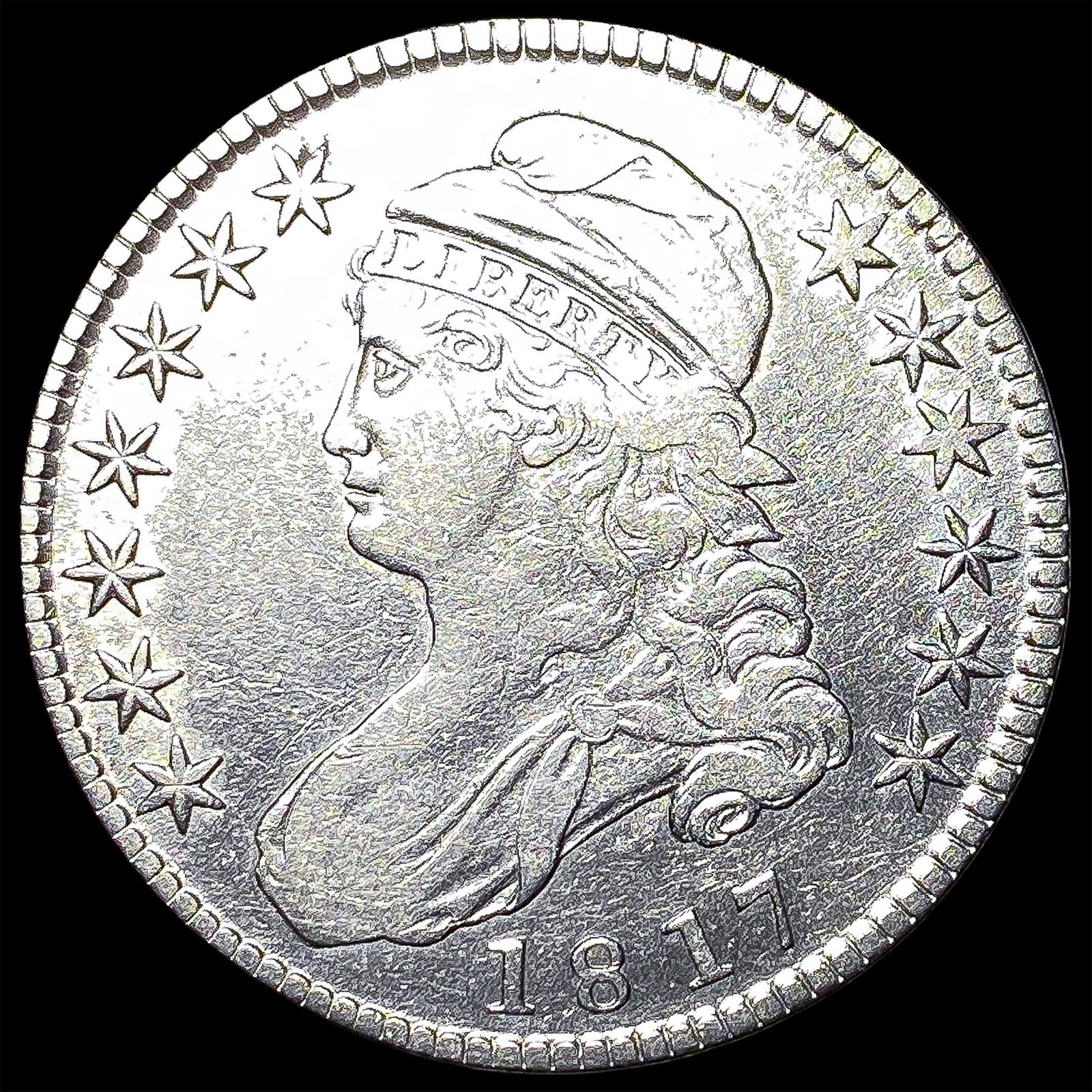 1817 Capped Bust Half Dollar NEARLY UNCIRCULATED (1 of 2)