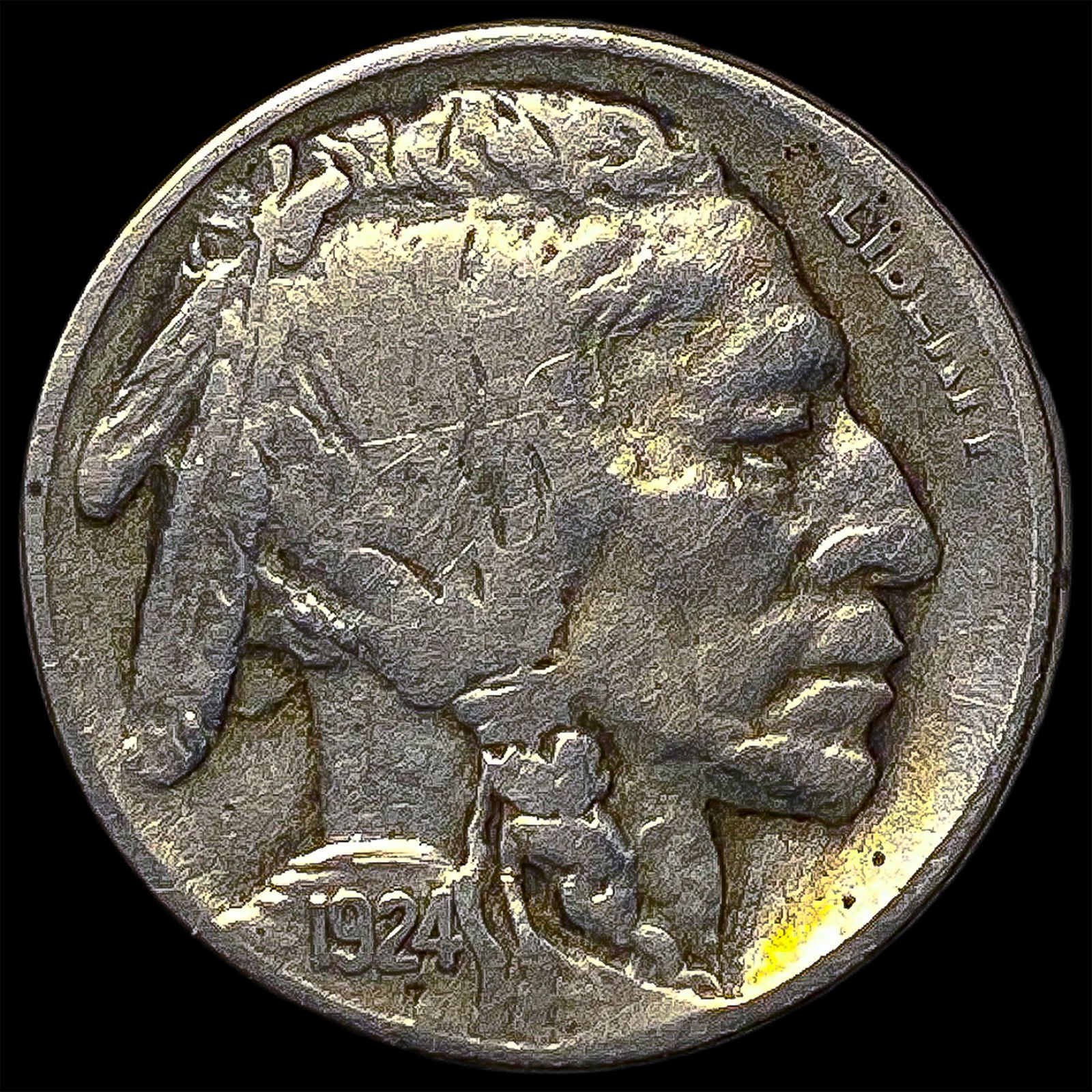 1924-S Buffalo Nickel LIGHTLY CIRCULATED (1 of 2)