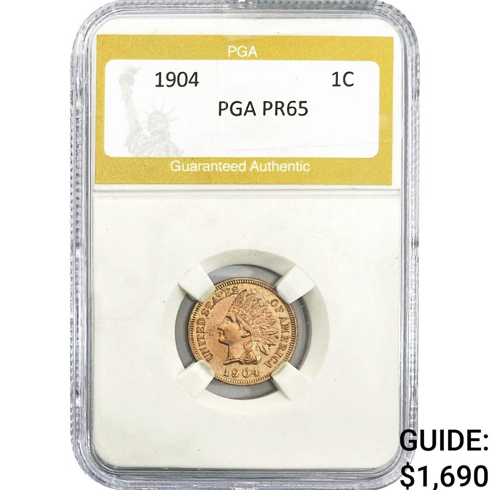 1904 Indian Head Cent PGA PR65 (1 of 2)