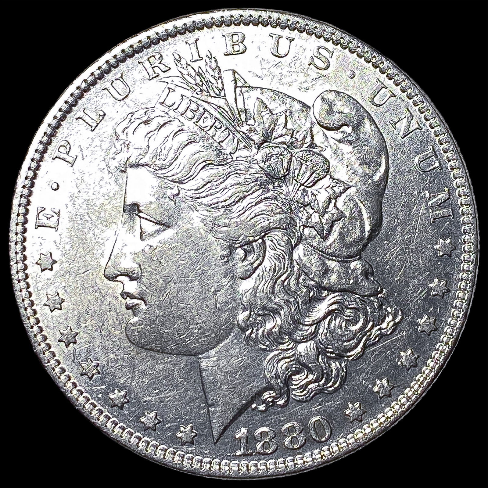 1880-O Micro O Silver Morgan Dollar UNCIRCULATED (1 of 2)