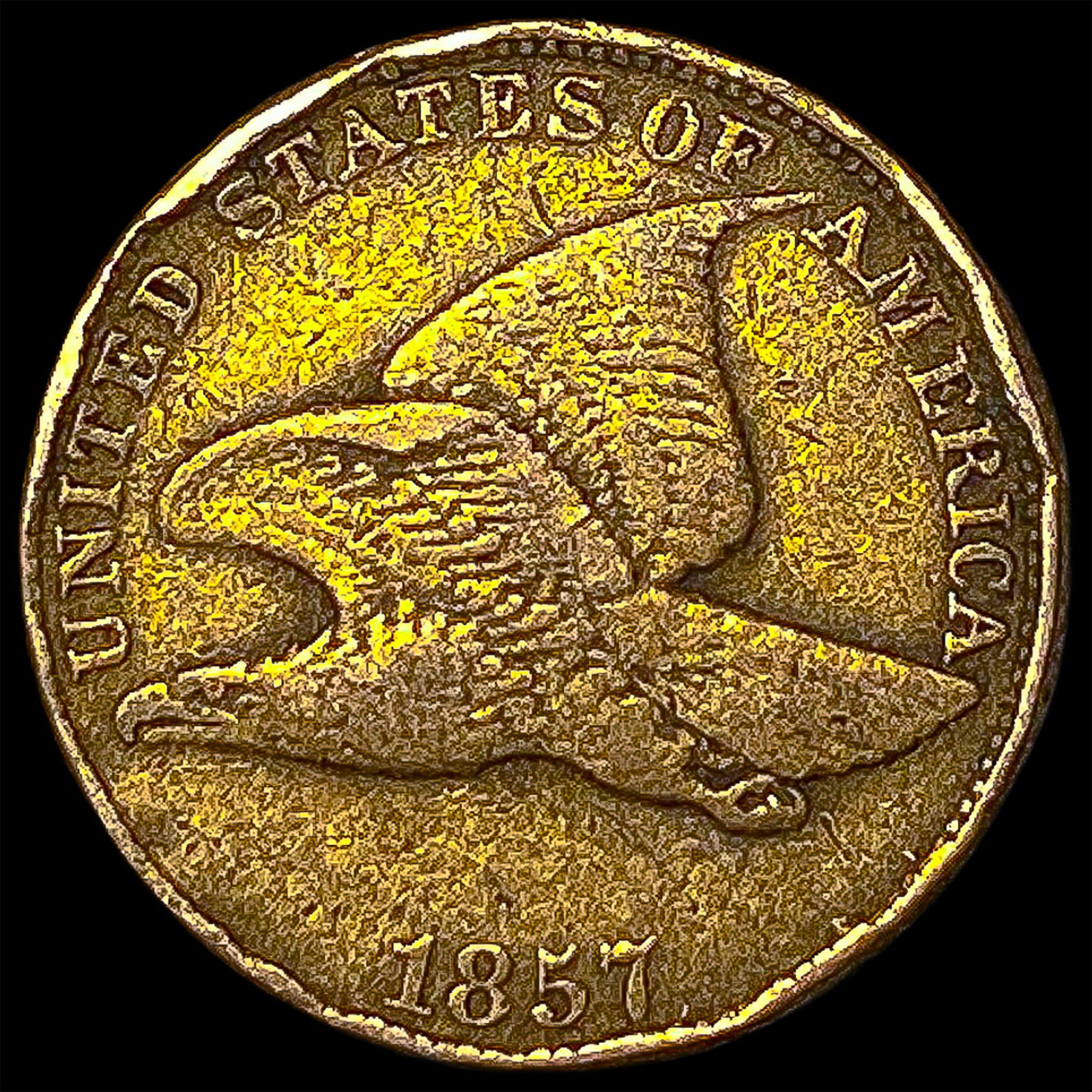 1857 Flying Eagle Cent HIGH GRADE (1 of 2)