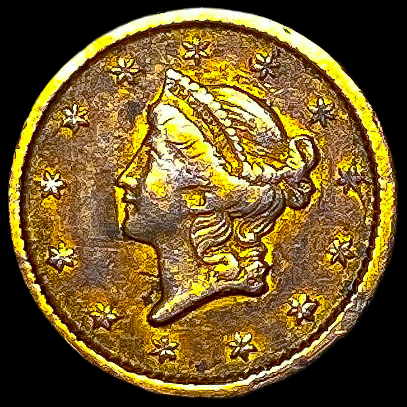 1851 Gold $1 Type 1 NEARLY UNCIRCULATED (1 of 2)