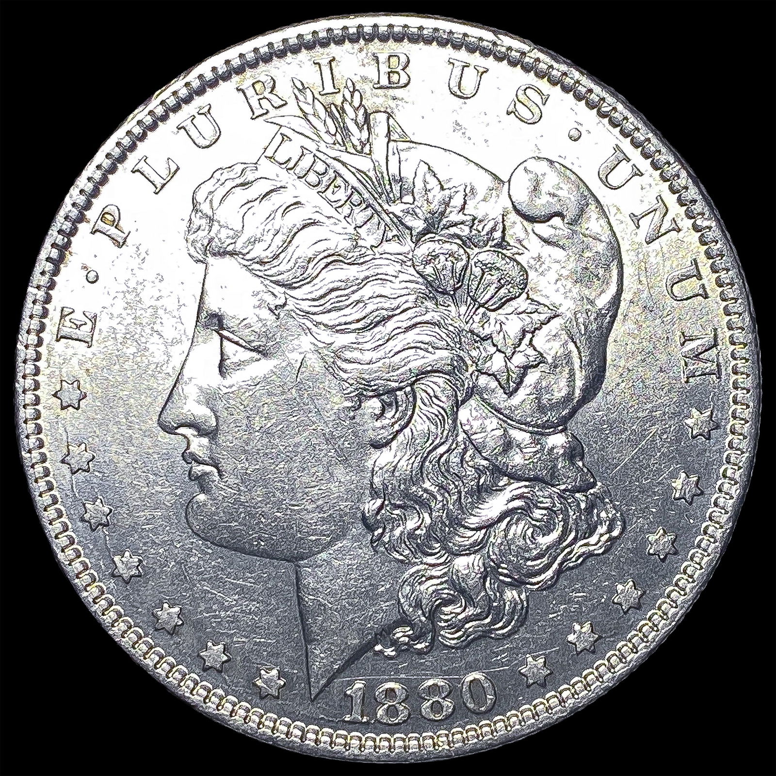 1880-O Micro O Silver Morgan Dollar UNCIRCULATED (1 of 2)