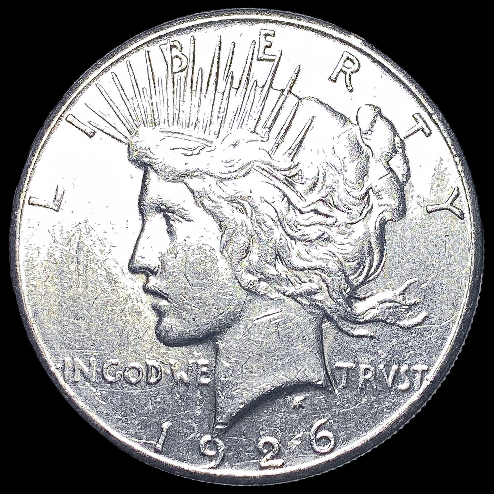 1926-S Silver Peace Dollar UNCIRCULATED: 1926-S Silver Peace Dollar UNCIRCULATED