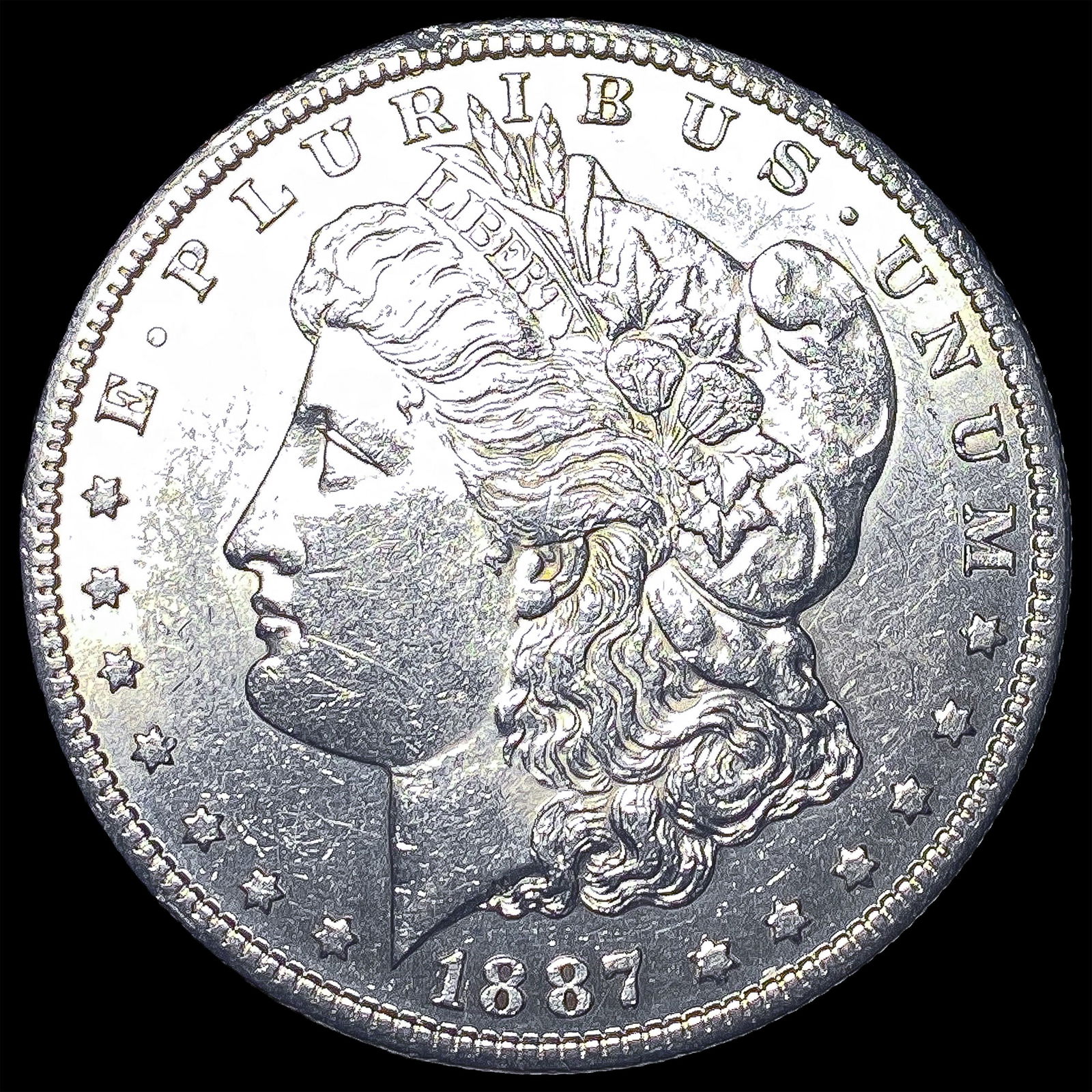 1887 Silver Morgan Dollar UNCIRCULATED: 1887 Silver Morgan Dollar UNCIRCULATED