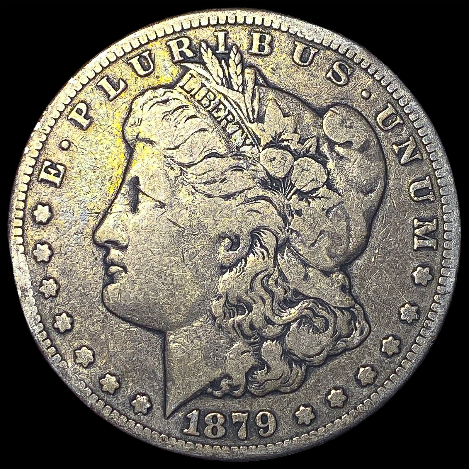 1879-CC Silver Morgan Dollar LIGHTLY CIRCULATED (1 of 2)
