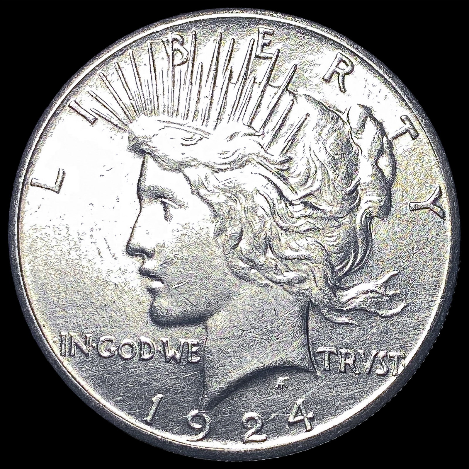 1924-S Silver Peace Dollar UNCIRCULATED (1 of 2)
