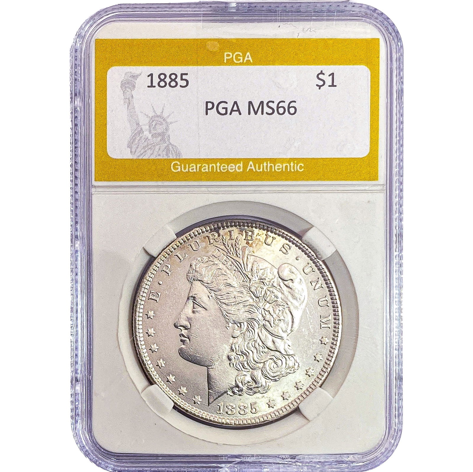 1885 Morgan Silver Dollar PGA MS66 (1 of 2)