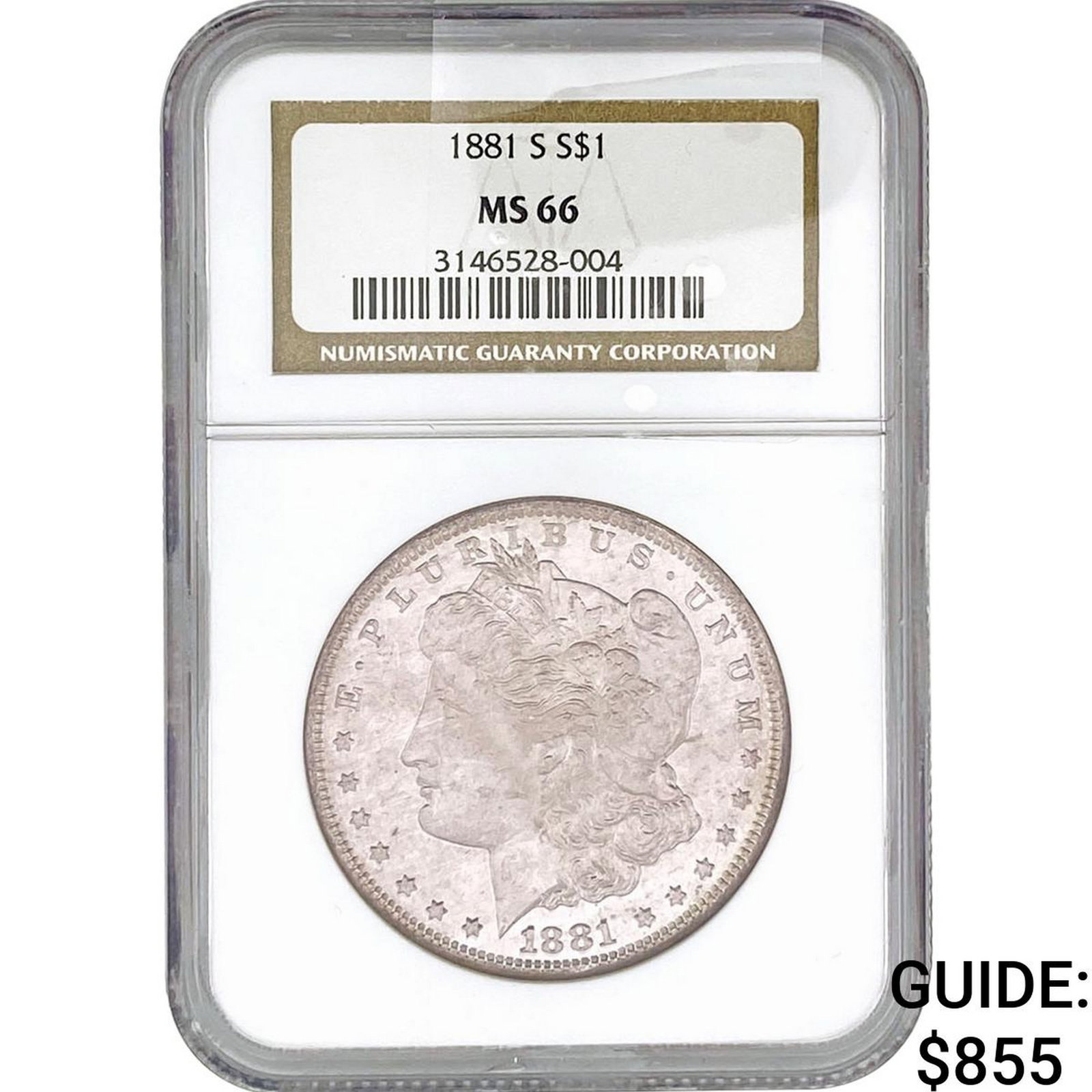 1881-S Morgan Silver Dollar NGC MS66 (1 of 2)