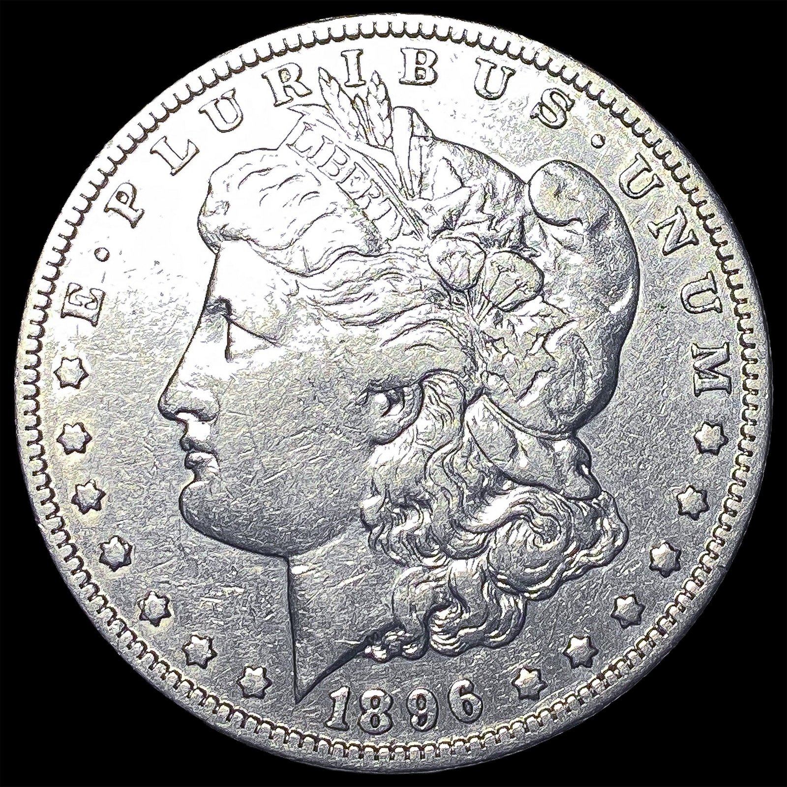 1896-O Silver Morgan Dollar CLOSELY UNCIRCULATED: 1896-O Silver Morgan Dollar CLOSELY UNCIRCULATED