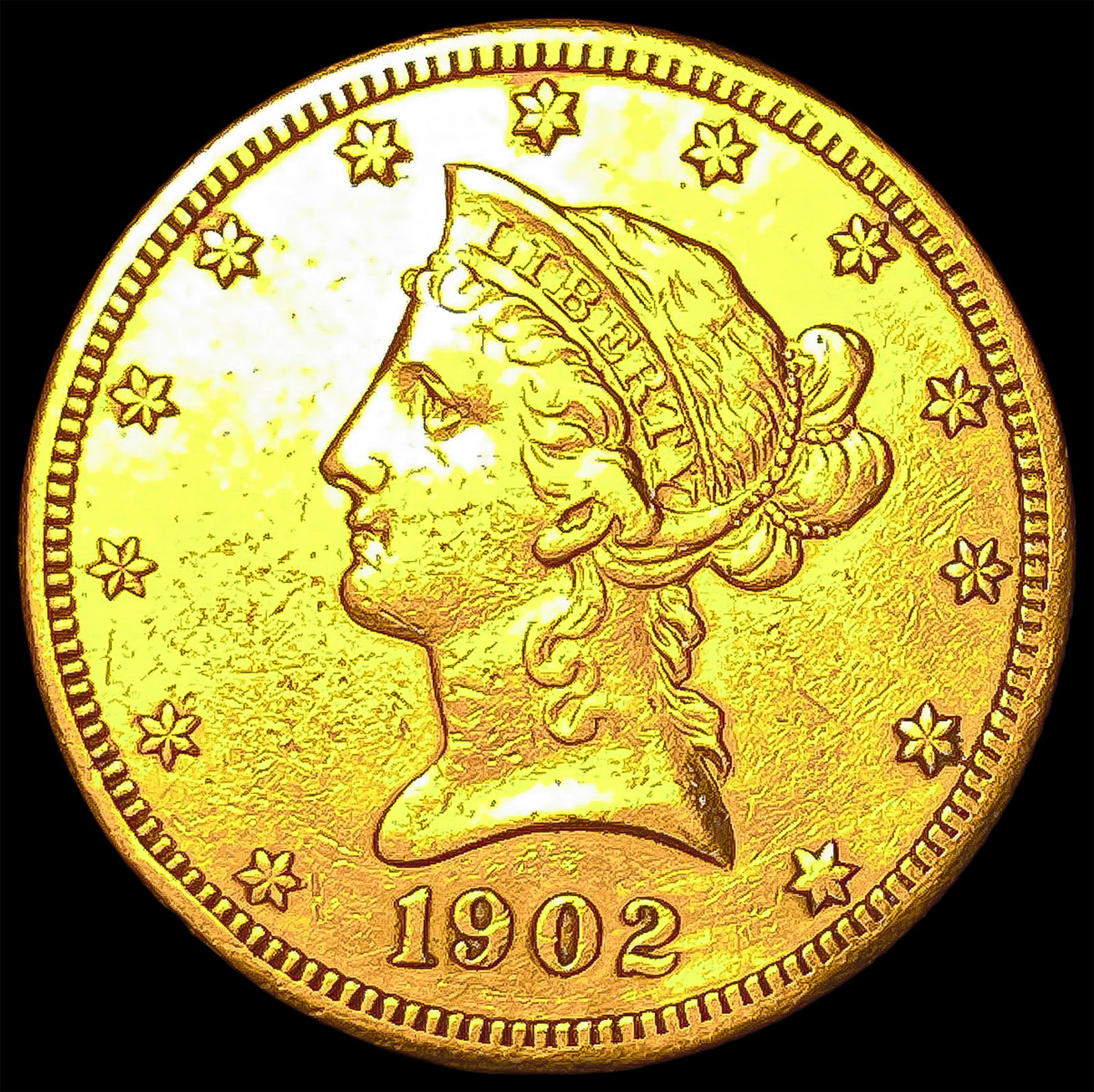 1902-S Gold $10 Eagle UNCIRCULATED (1 of 2)