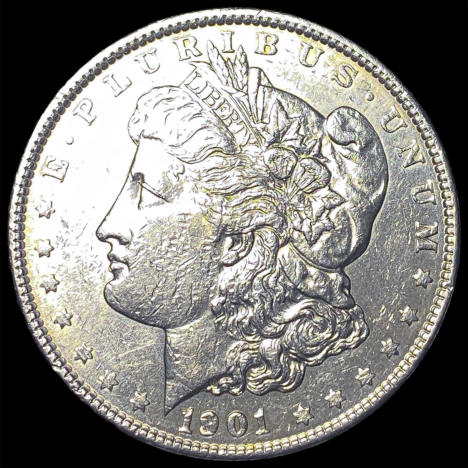 1901 Morgan Silver Dollar CLOSELY UNCIRCULATED (1 of 2)