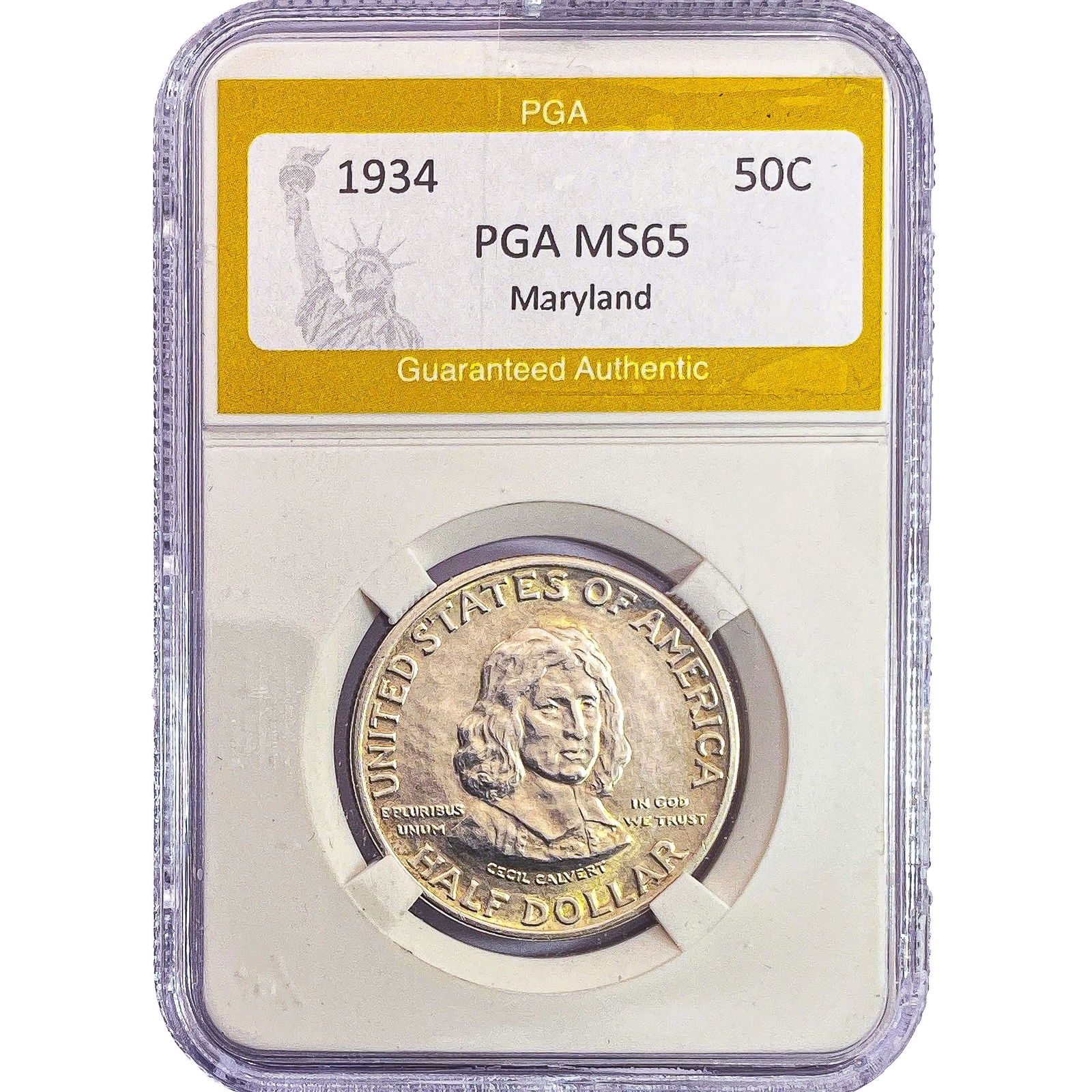 1934 Maryland Half Dollar PGA MS65 (1 of 2)