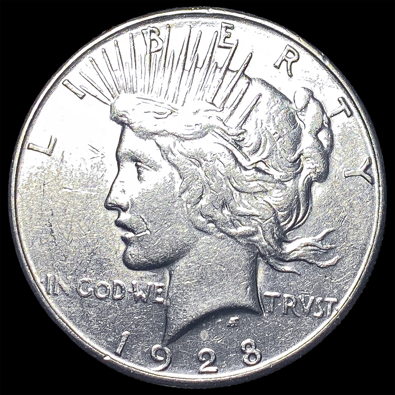 1928-S Silver Peace Dollar UNCIRCULATED: 1928-S Silver Peace Dollar UNCIRCULATED