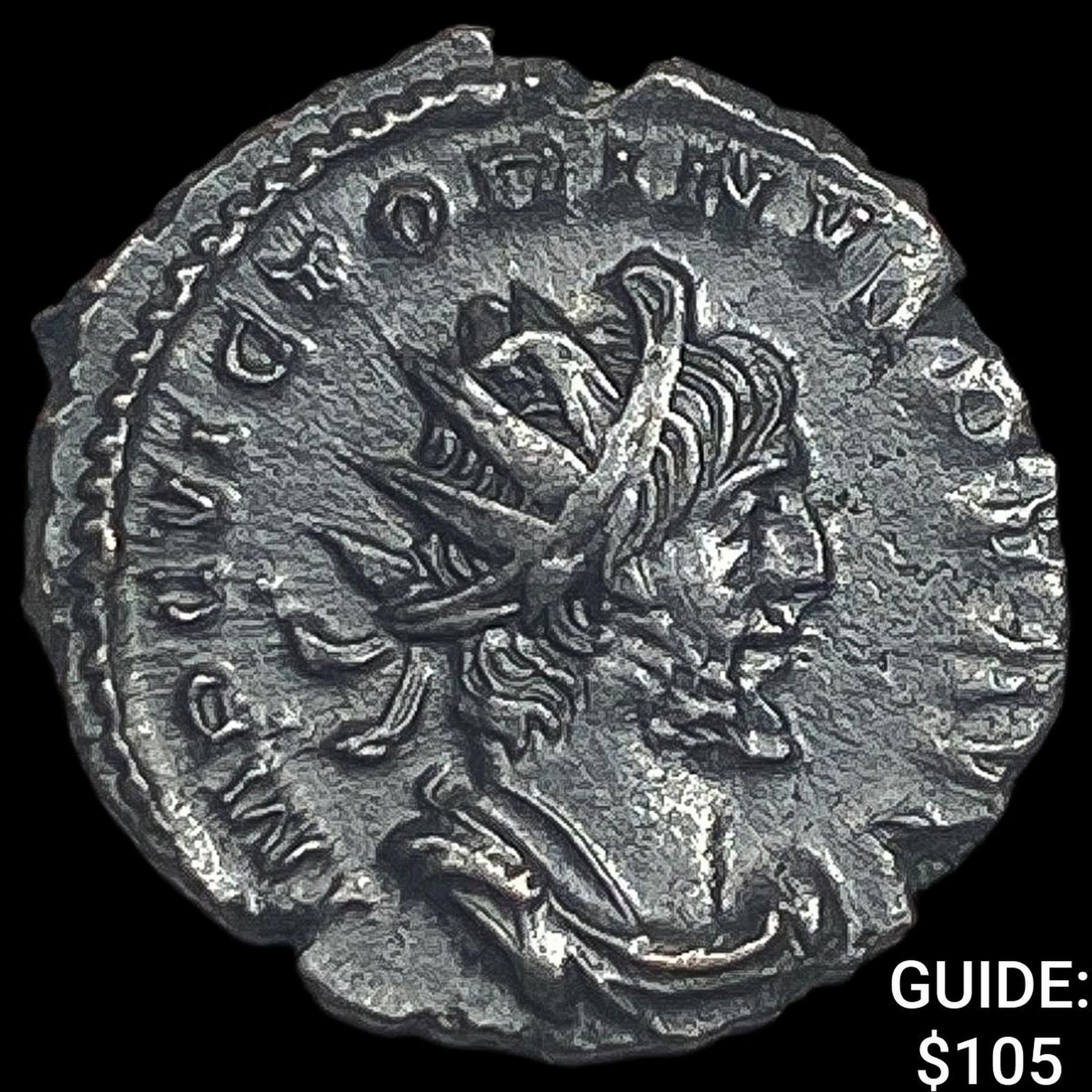 Romano-Gallic Victorinus 269-271 BI Dbl Denarius CHOICE AU: Romano-Gallic Victorinus 269-271 BI Dbl Denarius CHOICE AU