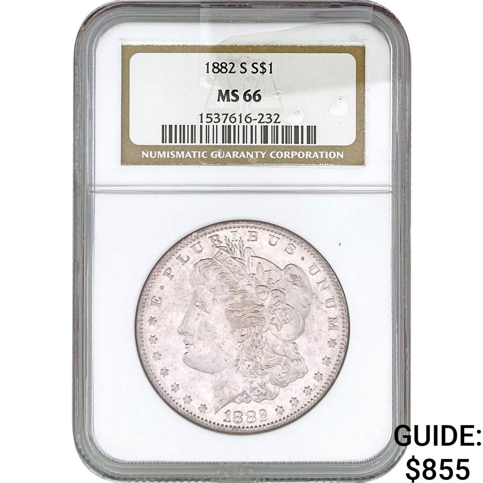 1882-S Morgan Silver Dollar NGC MS66 (1 of 2)