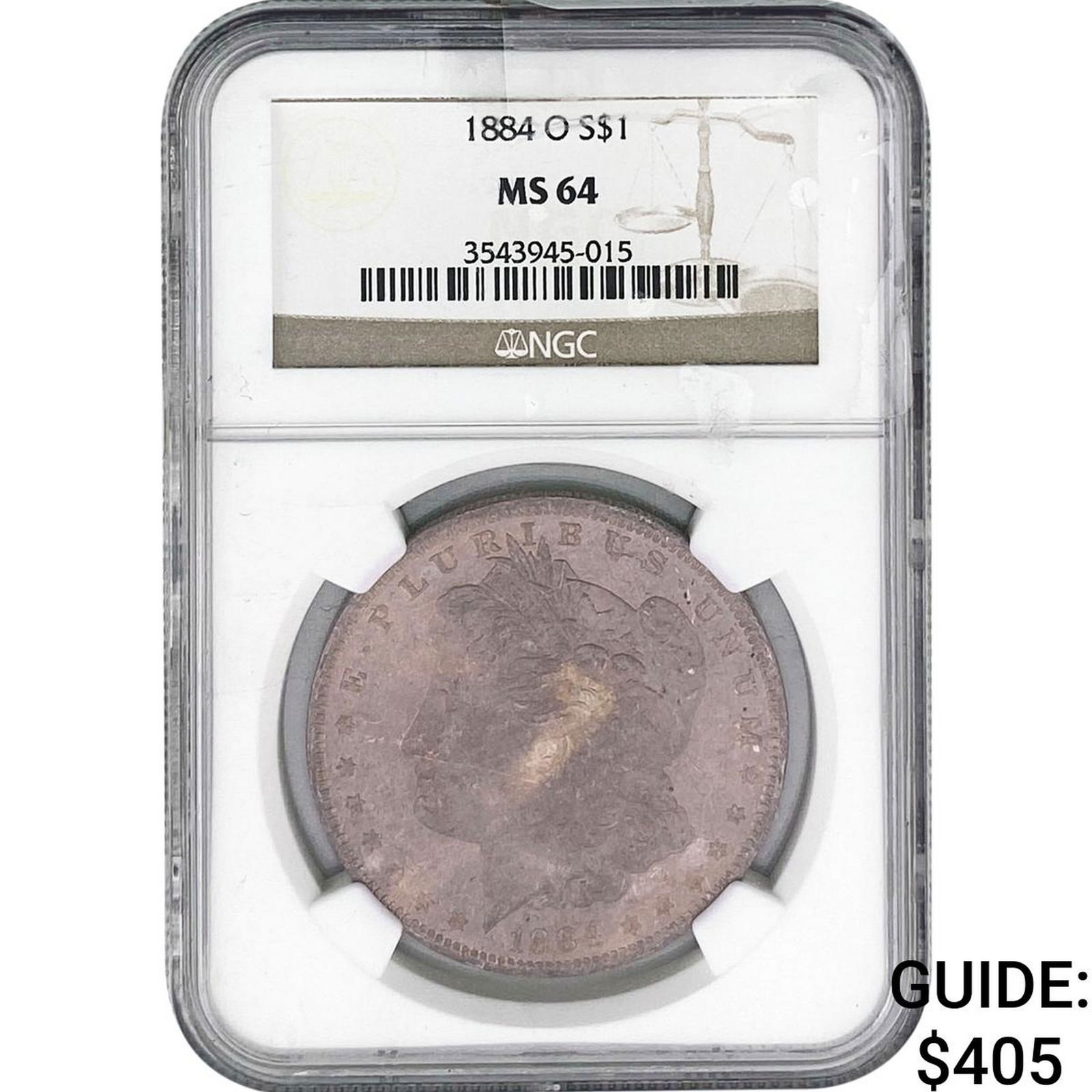 1884-O Morgan Silver Dollar NGC MS64 (1 of 2)