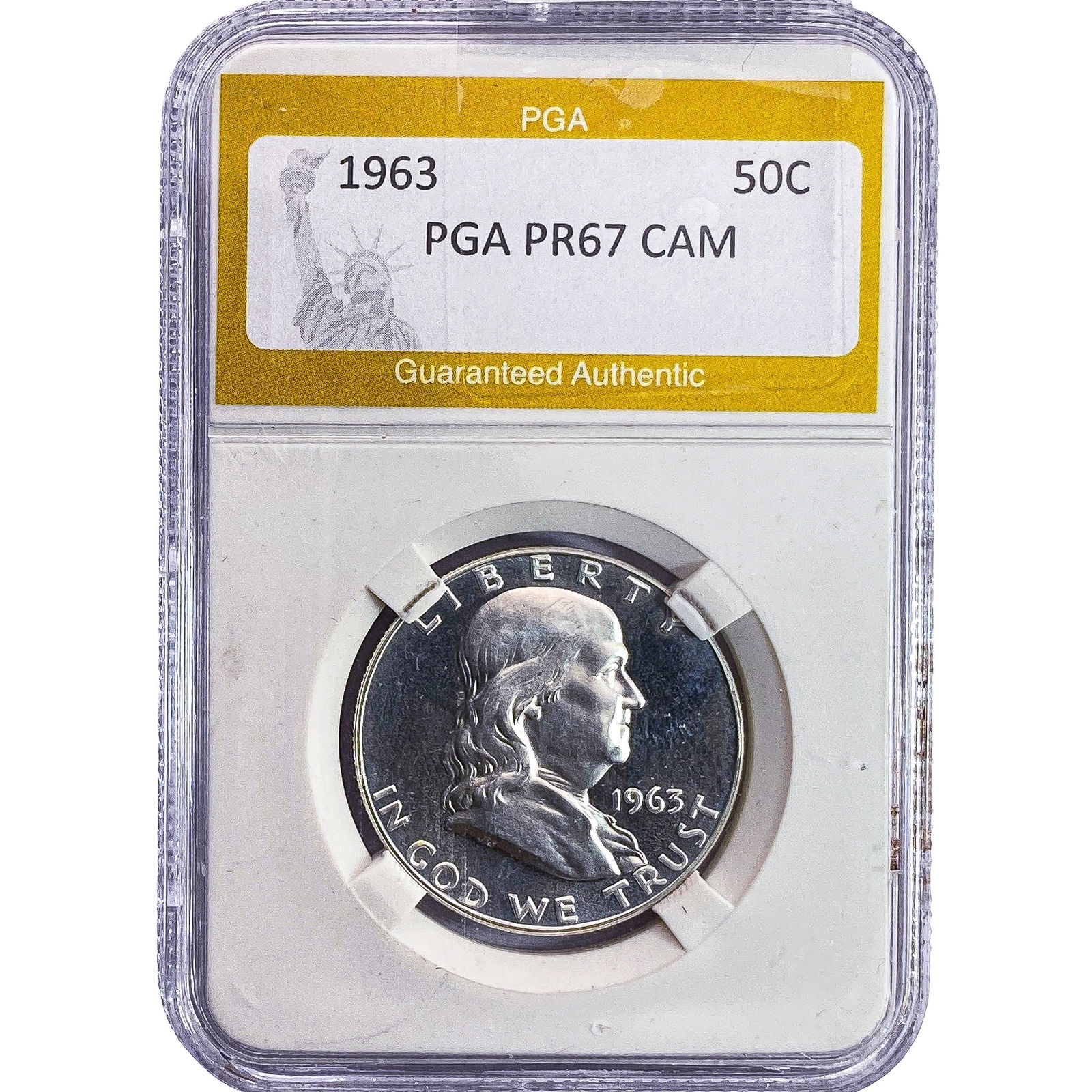 1963 Franklin Half Dollar PGA PR67 CAM: 1963 Franklin Half Dollar PGA PR67 CAM