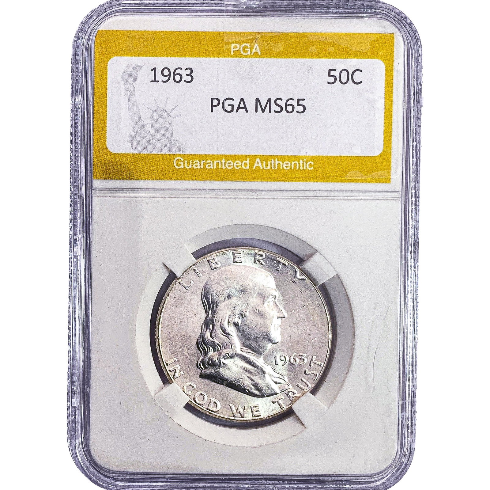 1963 Franklin Half Dollar PGA MS65 (1 of 2)
