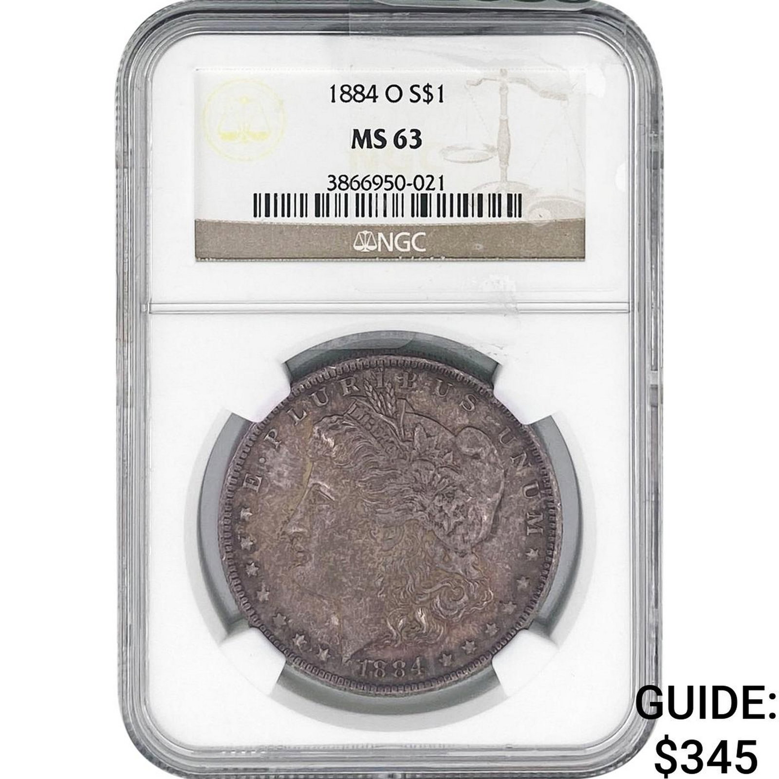 1884-O Morgan Silver Dollar NGC MS63 (1 of 2)