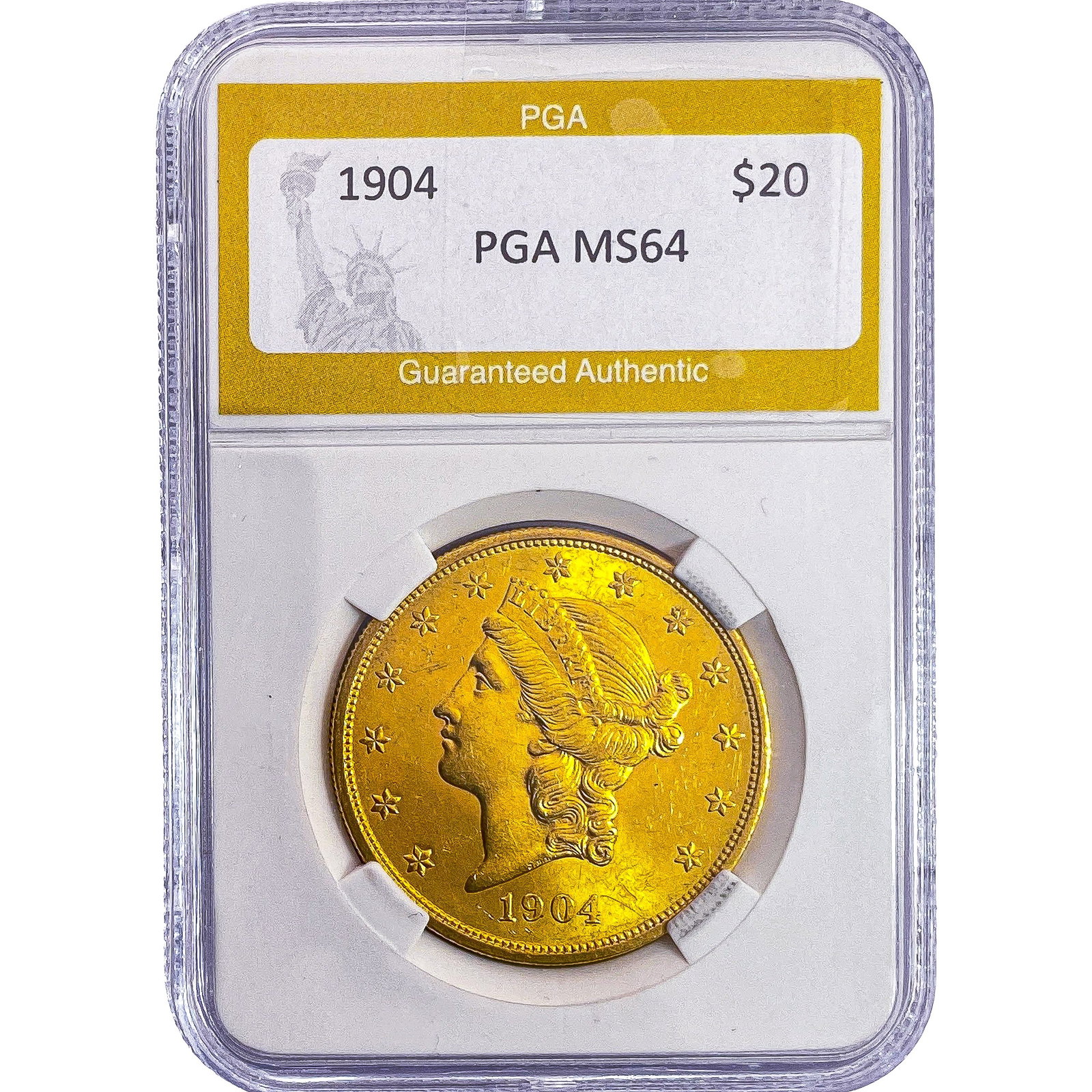 1904 $20 Gold Double Eagle PGA MS64 (1 of 2)