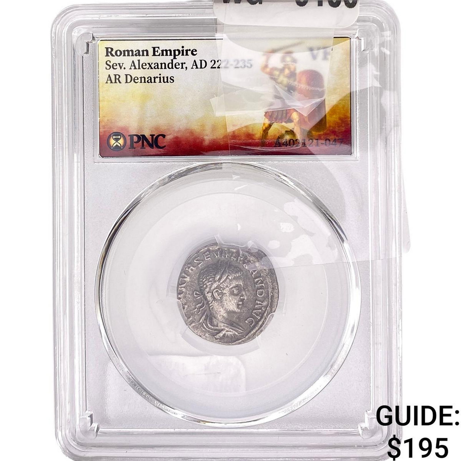 Roman Sev. Alexander, AD 222-235 Silver Denarius PNC VF: Roman Sev. Alexander, AD 222-235 Silver Denarius PNC VF