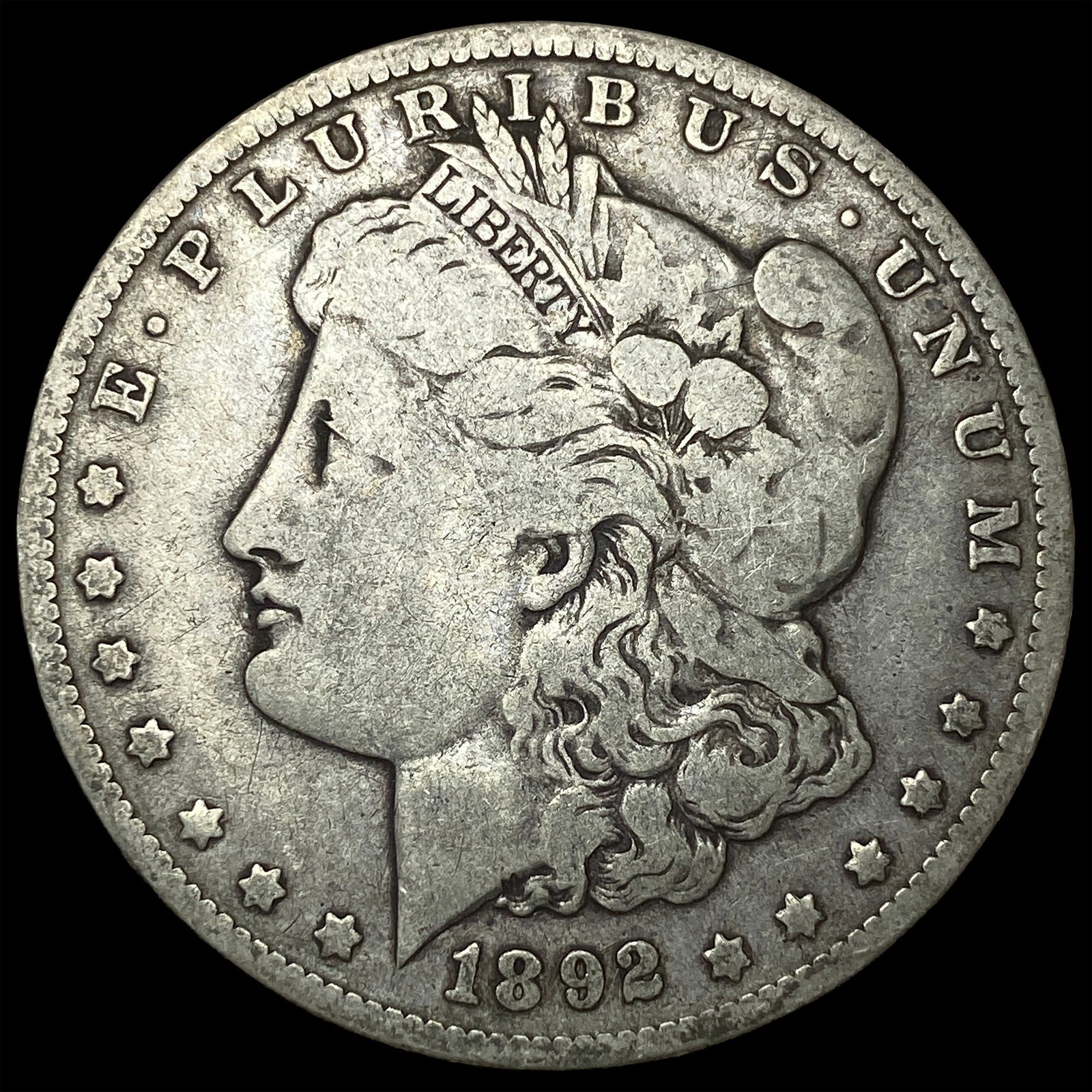 1892-O Silver Morgan Dollar LIGHTLY CIRCULATED: 1892-O Silver Morgan Dollar LIGHTLY CIRCULATED