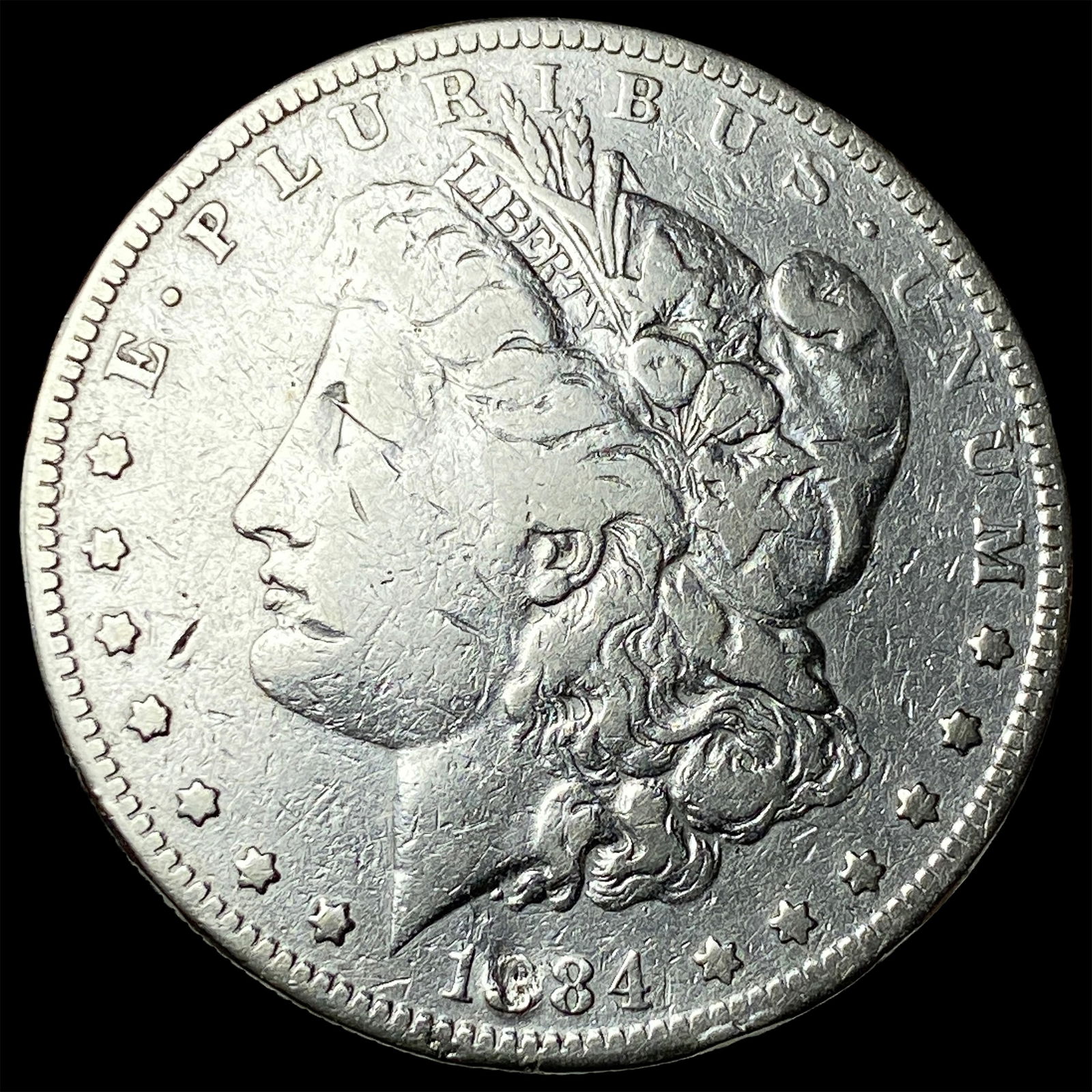 1884-S Silver Morgan Dollar HIGH GRADE: 1884-S Silver Morgan Dollar HIGH GRADE