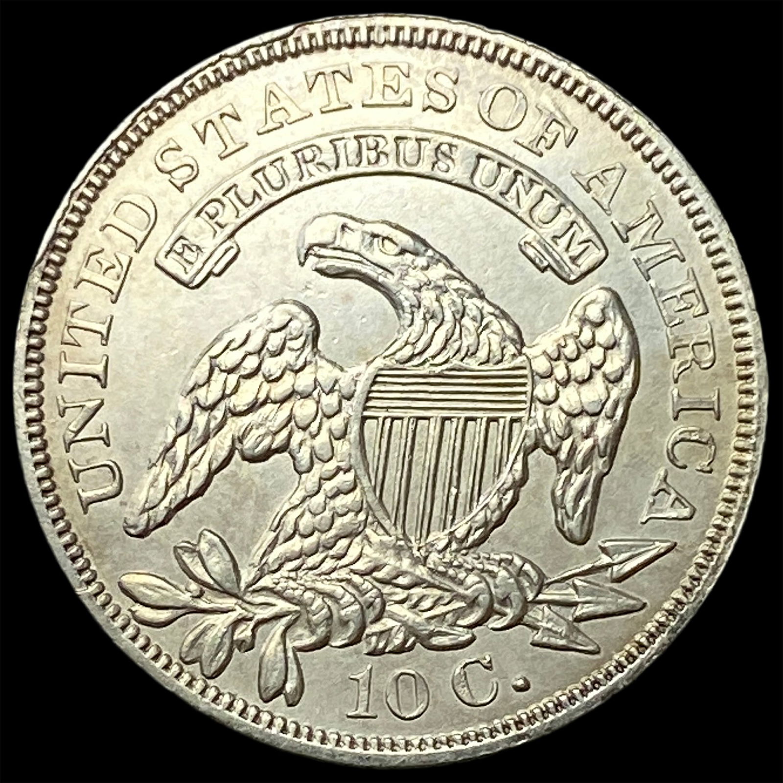 1837 Silver Capped Bust Dime UNCIRCULATED - 2