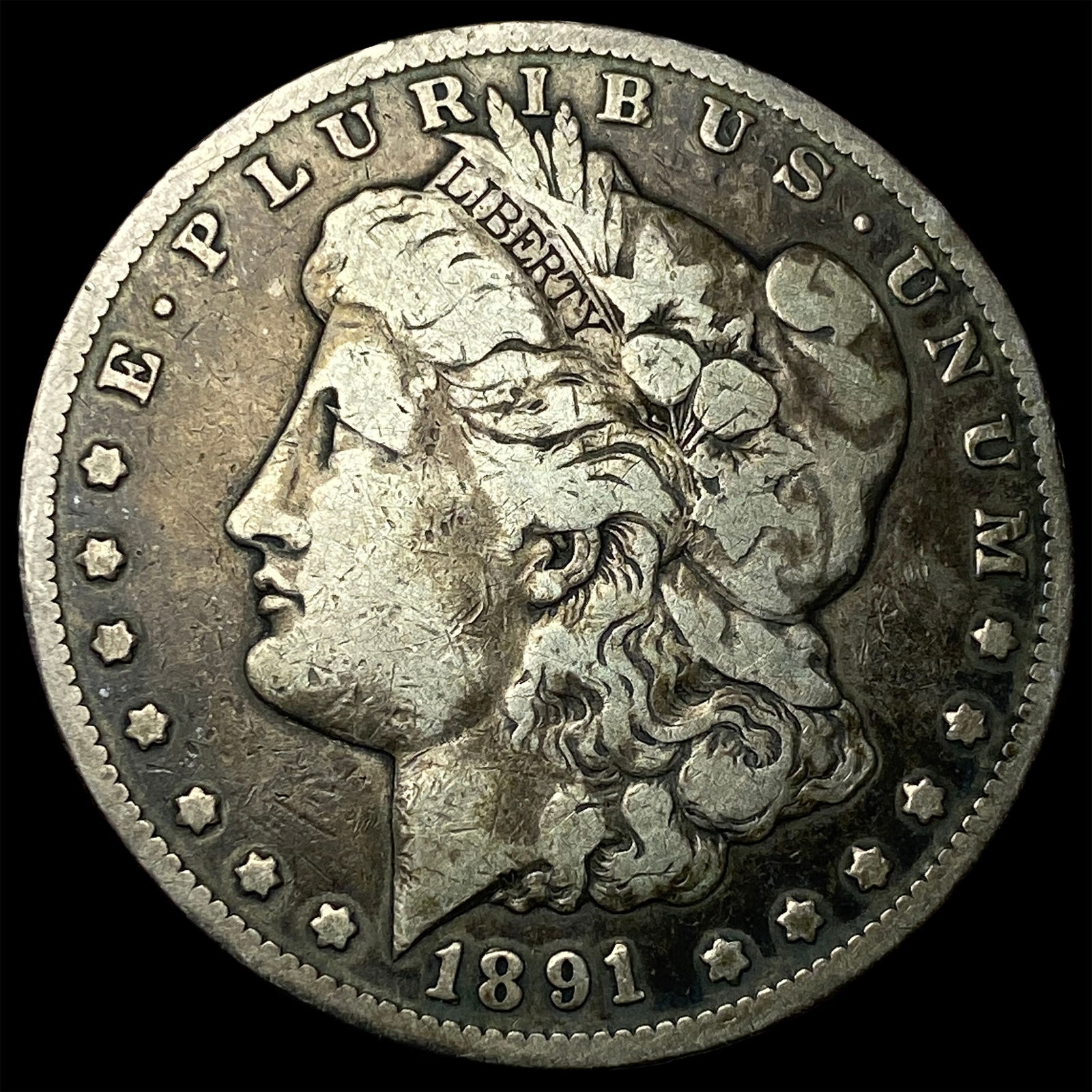 1891-CC Silver Morgan Dollar HIGH GRADE: 1891-CC Silver Morgan Dollar HIGH GRADE