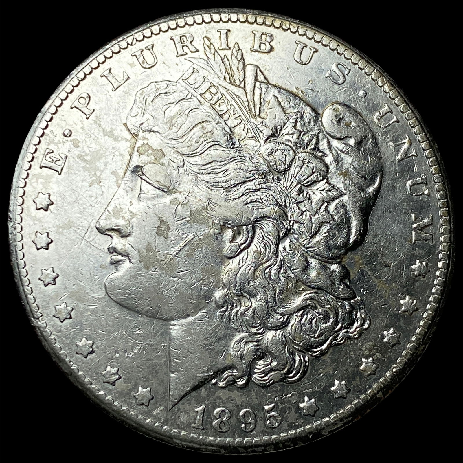 1895-O Silver Morgan Dollar CLOSELY UNCIRCULATED (1 of 2)