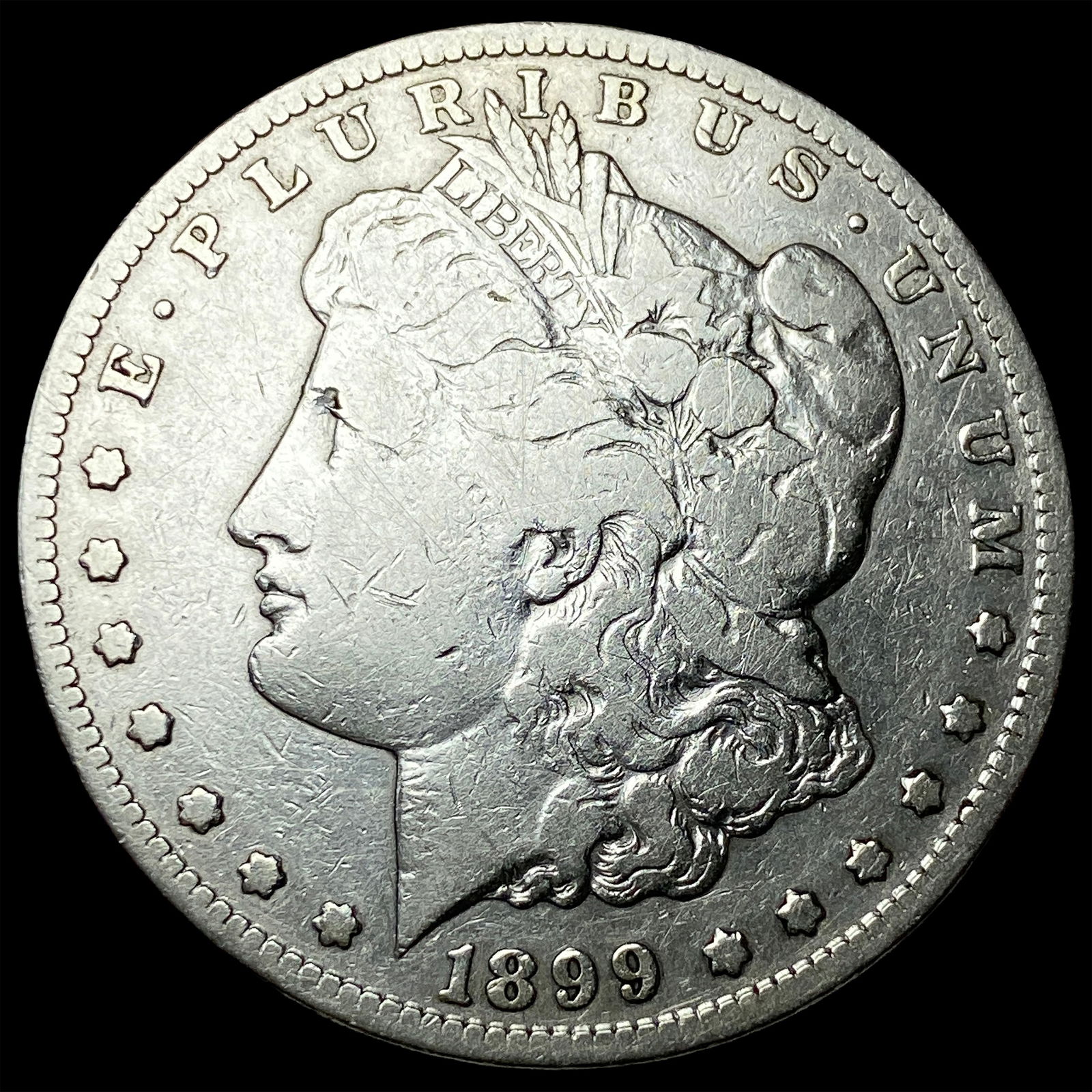 1899-S Silver Morgan Dollar LIGHTLY CIRCULATED: 1899-S Silver Morgan Dollar LIGHTLY CIRCULATED