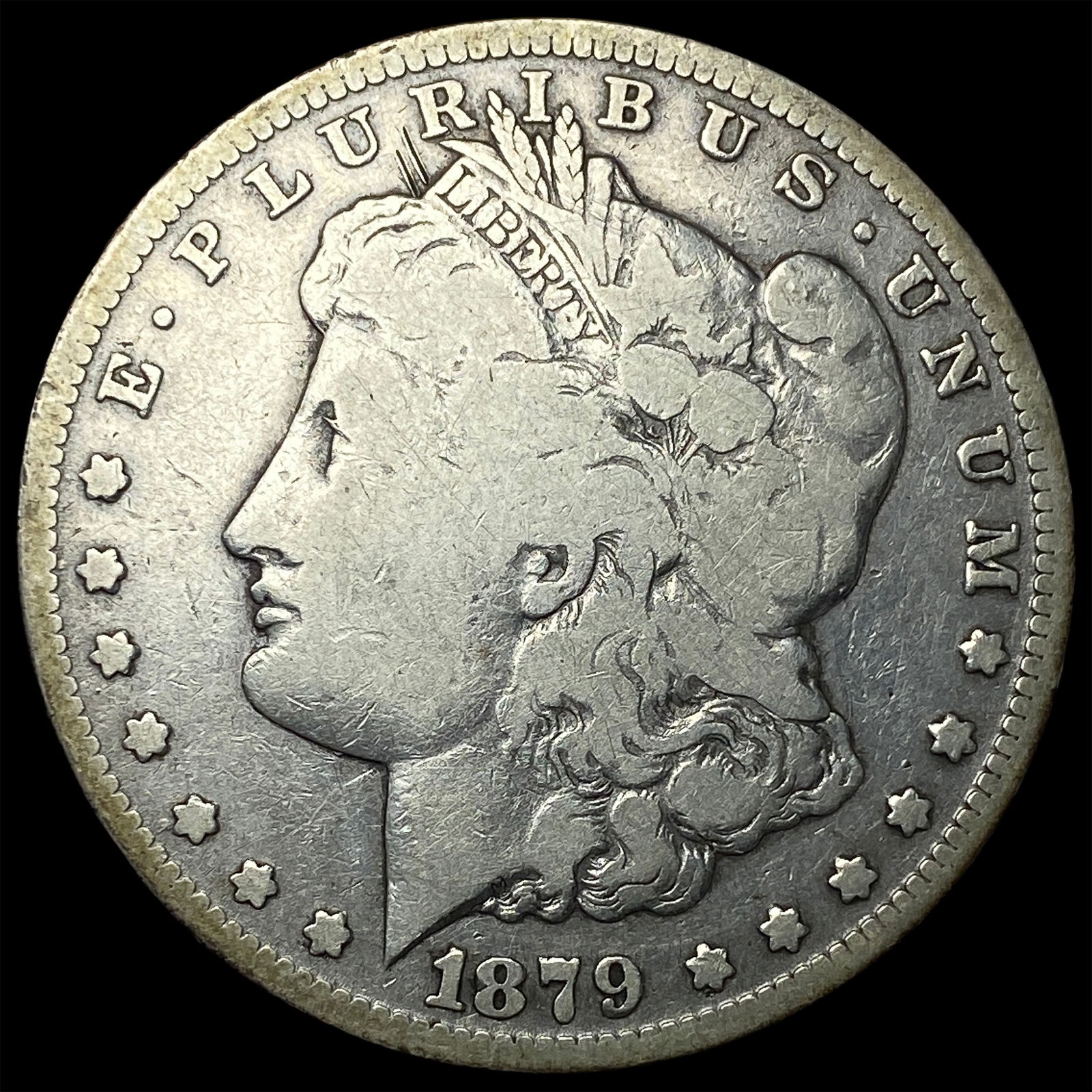1879-CC Morgan Silver Dollar LIGHTLY CIRCULATED: 1879-CC Morgan Silver Dollar LIGHTLY CIRCULATED