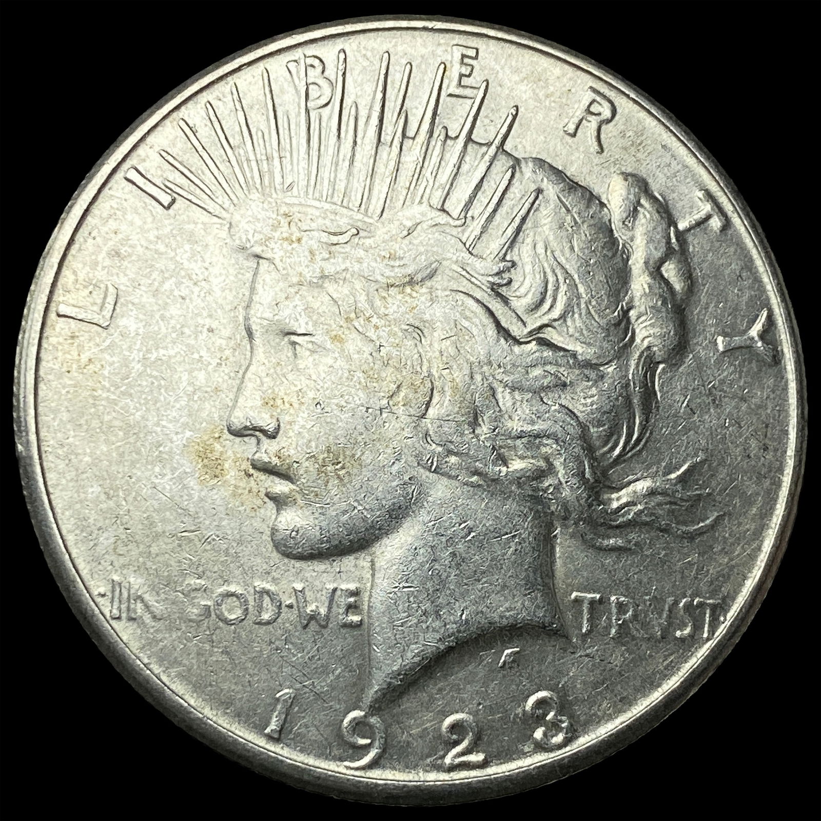 1923-S Silver Peace Dollar UNCIRCULATED: 1923-S Silver Peace Dollar UNCIRCULATED