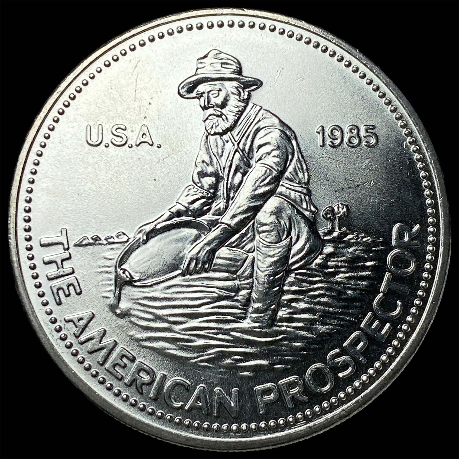 1985 Engelhard 1oz Silver Round GEM BU: 1985 Engelhard 1oz Silver Round GEM BU