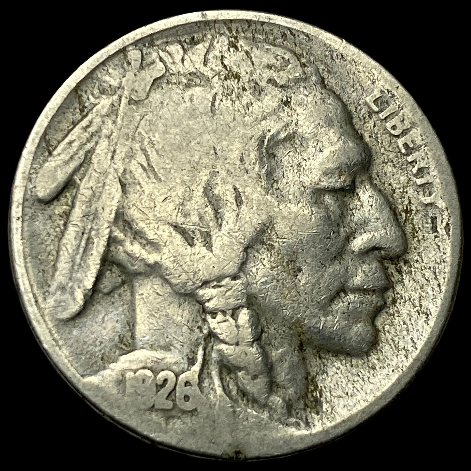 1926-S Buffalo Nickel ABOUT UNCIRCULATED (1 of 2)