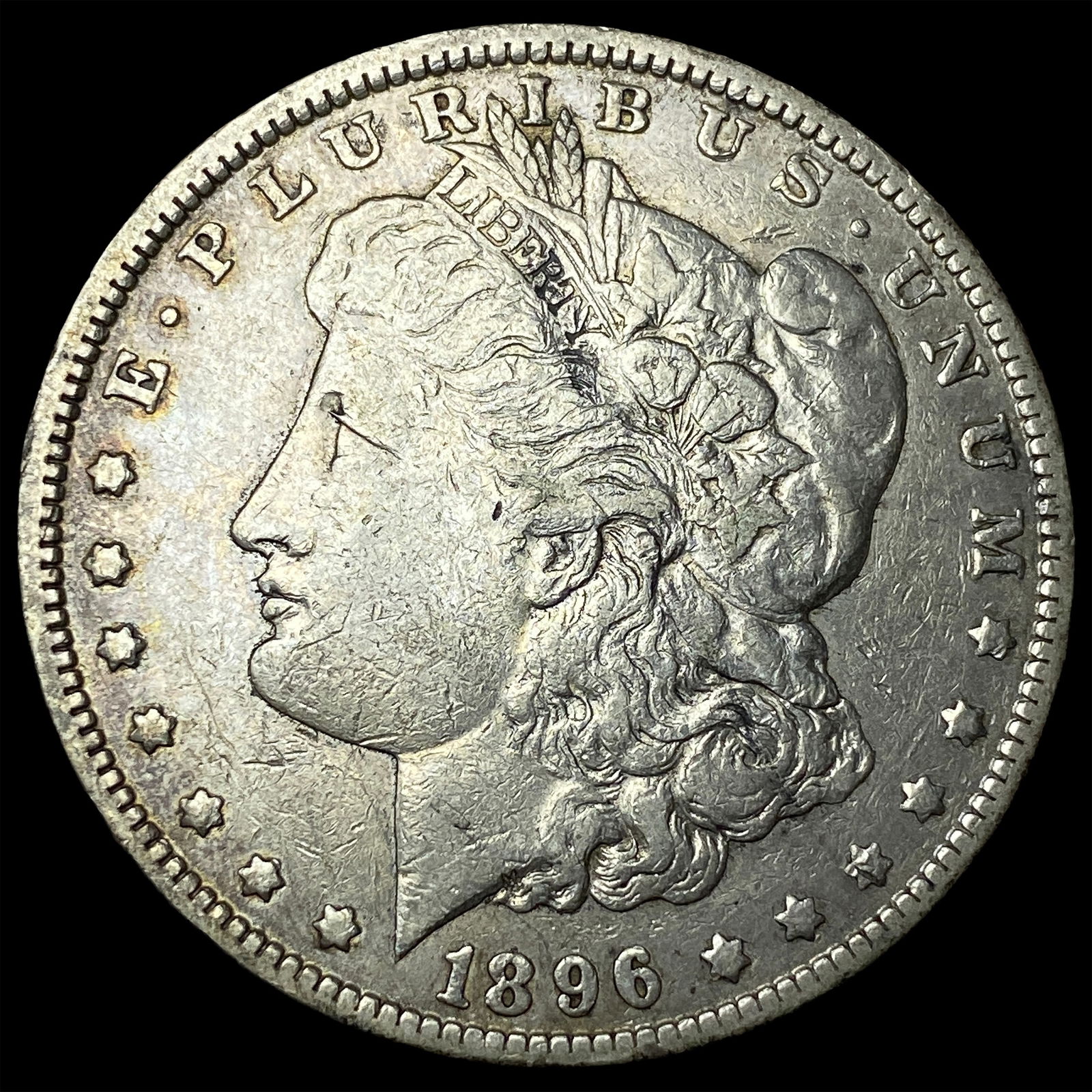 1896-O Silver Morgan Dollar NEARLY UNCIRCULATED (1 of 2)