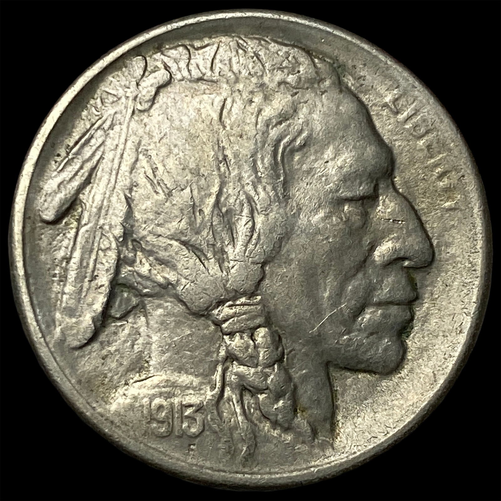 1913-S Type 1 Buffalo Nickel UNCIRCULATED (1 of 2)