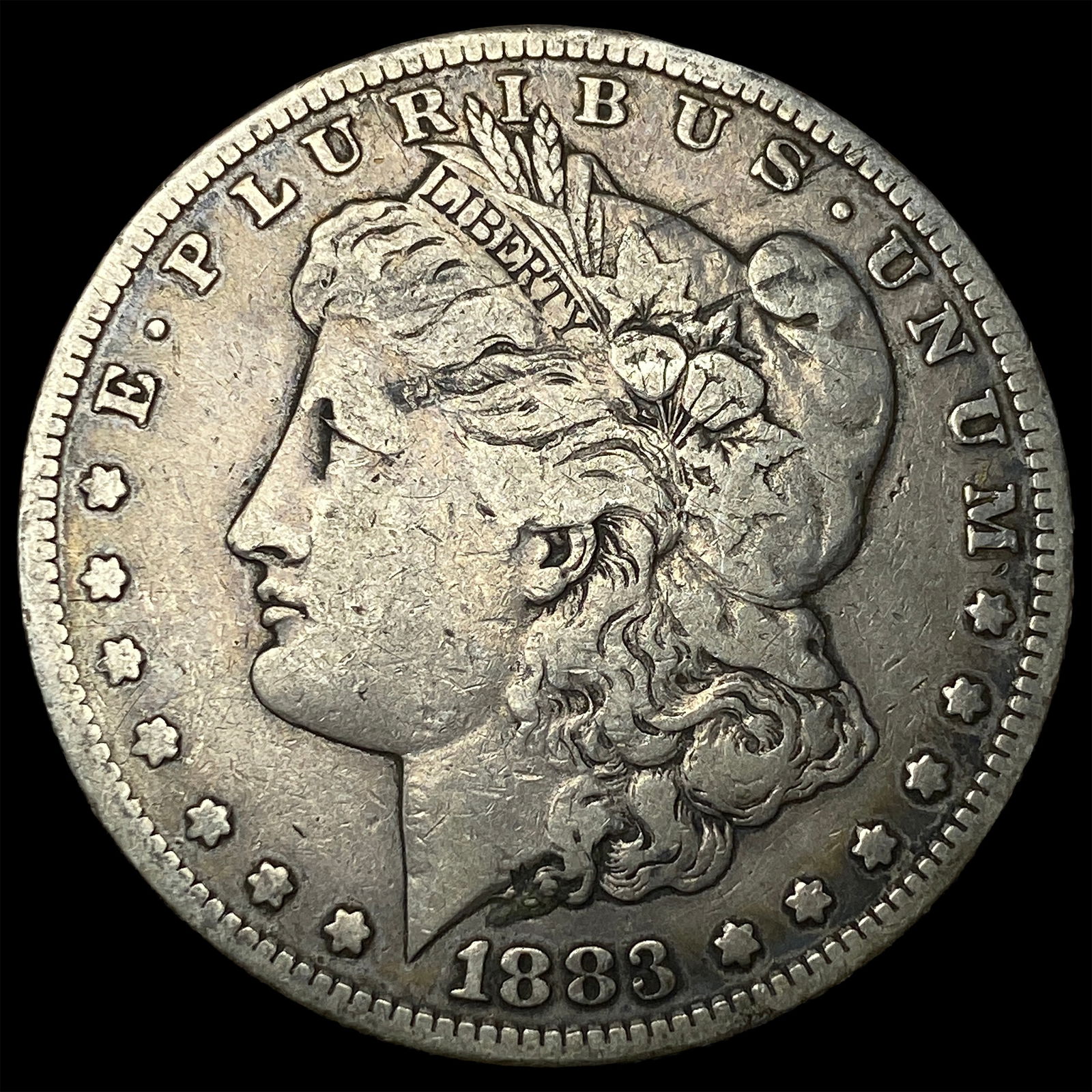 1883-S Silver Morgan Dollar LIGHTLY CIRCULATED: 1883-S Silver Morgan Dollar LIGHTLY CIRCULATED