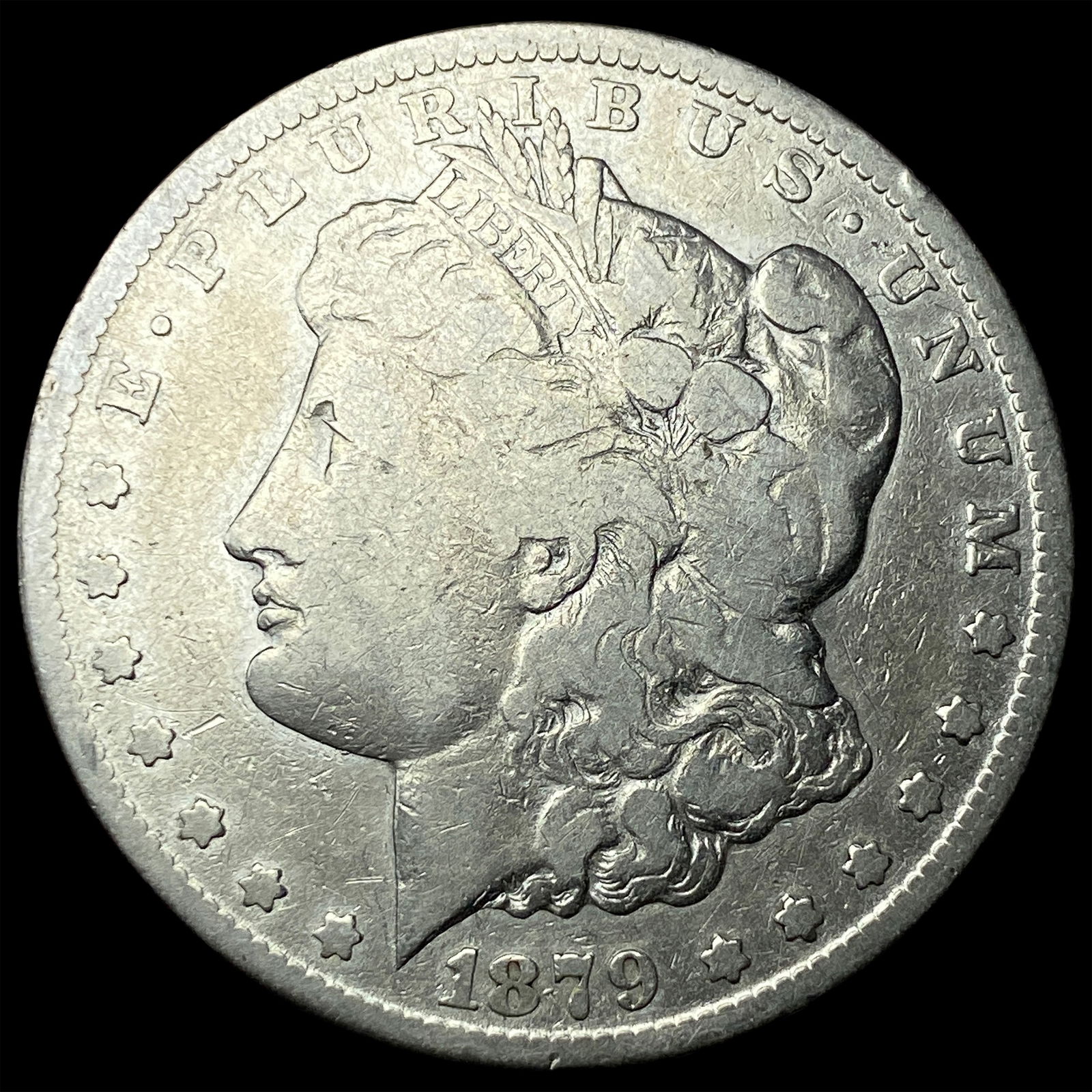 1879-CC Silver Morgan Dollar NICELY CIRCULATED: 1879-CC Silver Morgan Dollar NICELY CIRCULATED