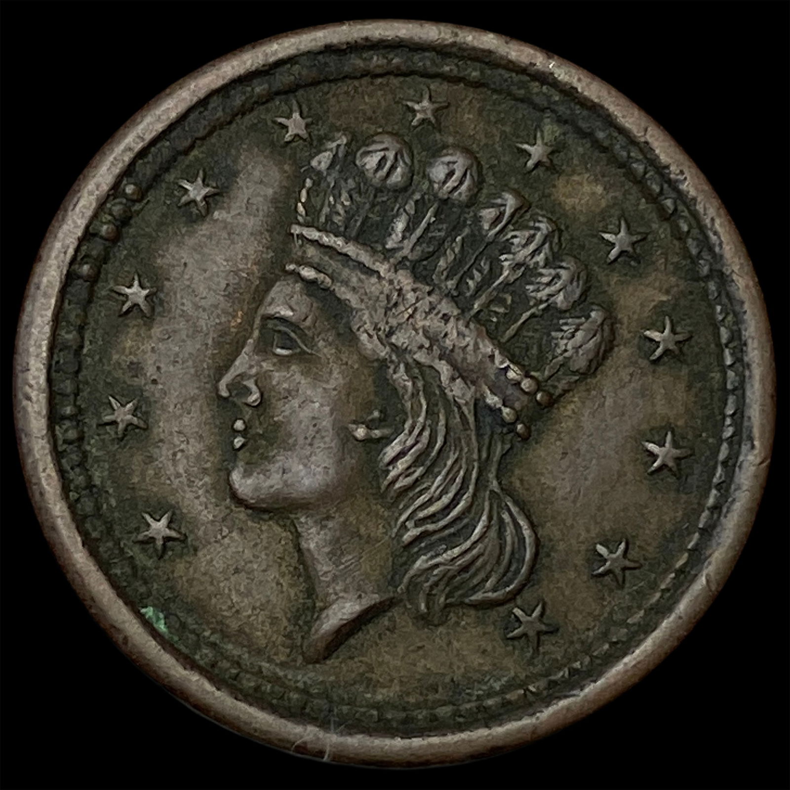 1864 Civil War Token - Union Forever CLOSELY UNCIRCULATED (1 of 2)