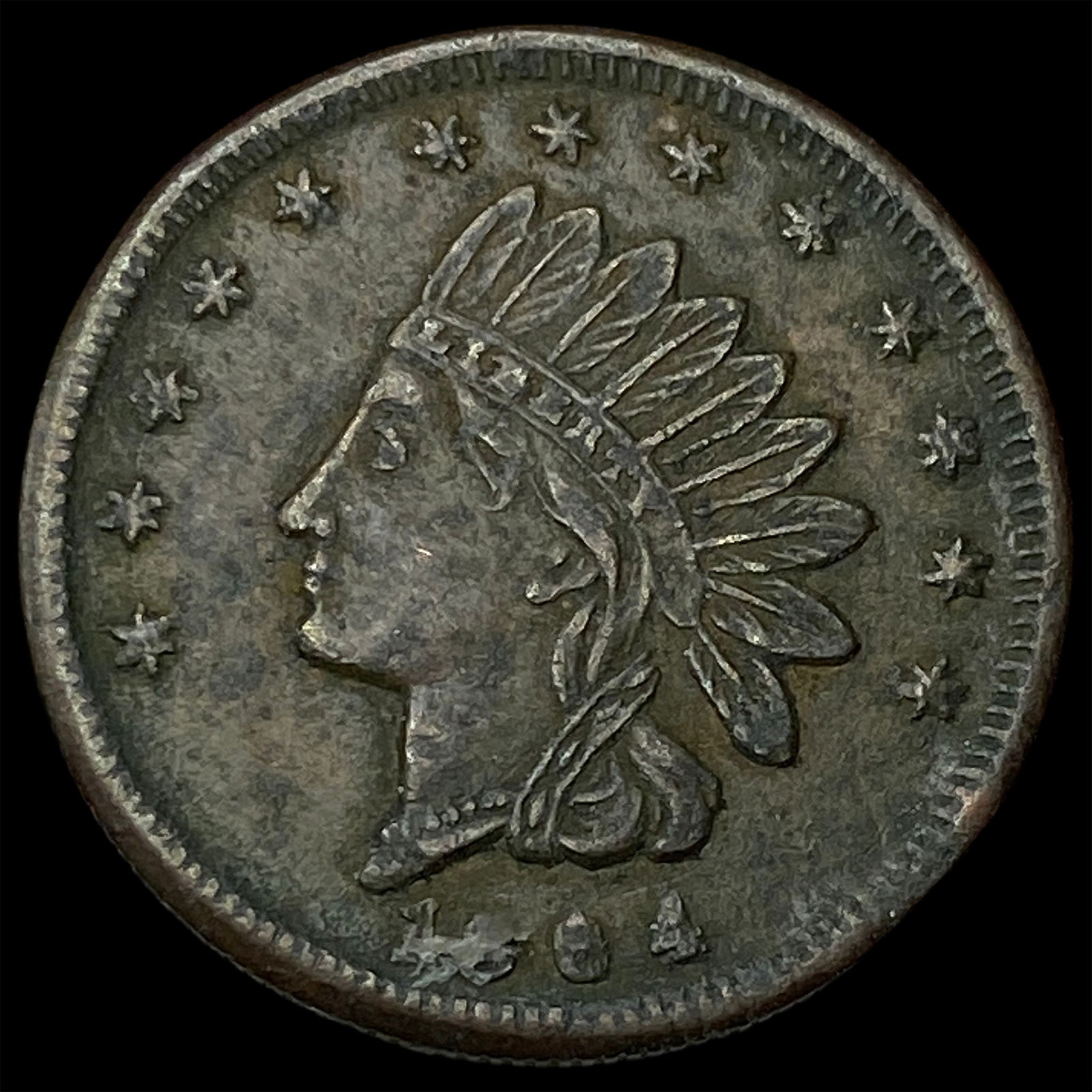 1864 Civil War Token - Columbiana OH HIGH GRADE: 1864 Civil War Token - Columbiana OH HIGH GRADE