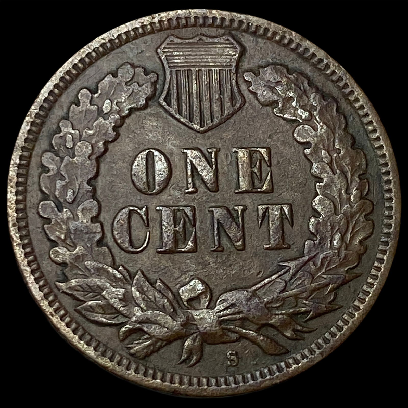 1908-S Indian Head Cent ABOUT UNCIRCULATED - 2