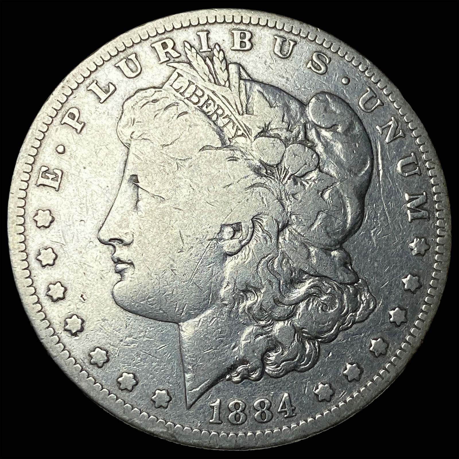 1884-S Silver Morgan Dollar NICELY CIRCULATED (1 of 2)