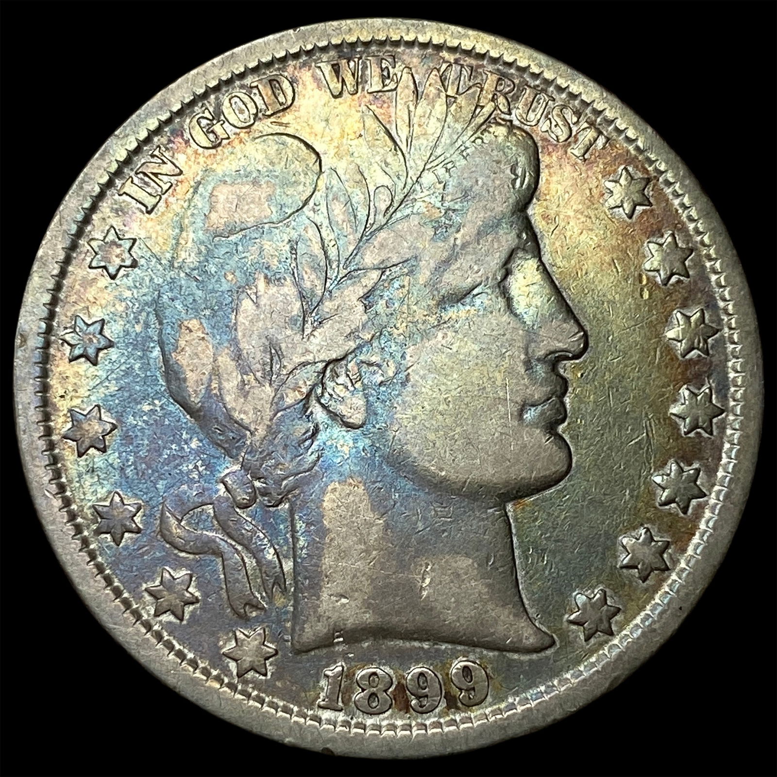 1899 Silver Barber Half Dollar LIGHTLY CIRCULATED (1 of 2)