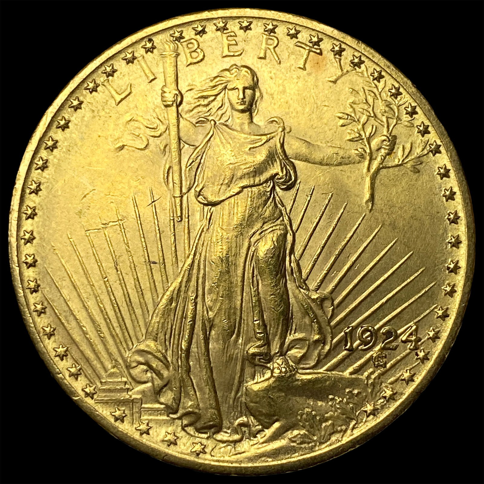 1924 $20 Gold Saint-Gaudens Double Eagle UNCIRCULATED (1 of 2)